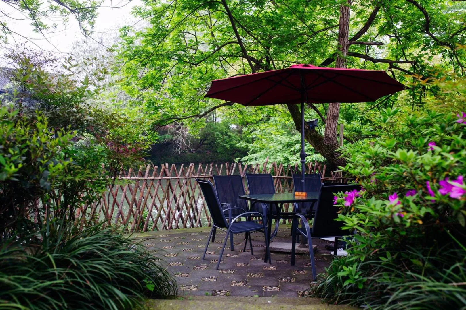 Garden view in Xishang Yunjian Holiday Hotel