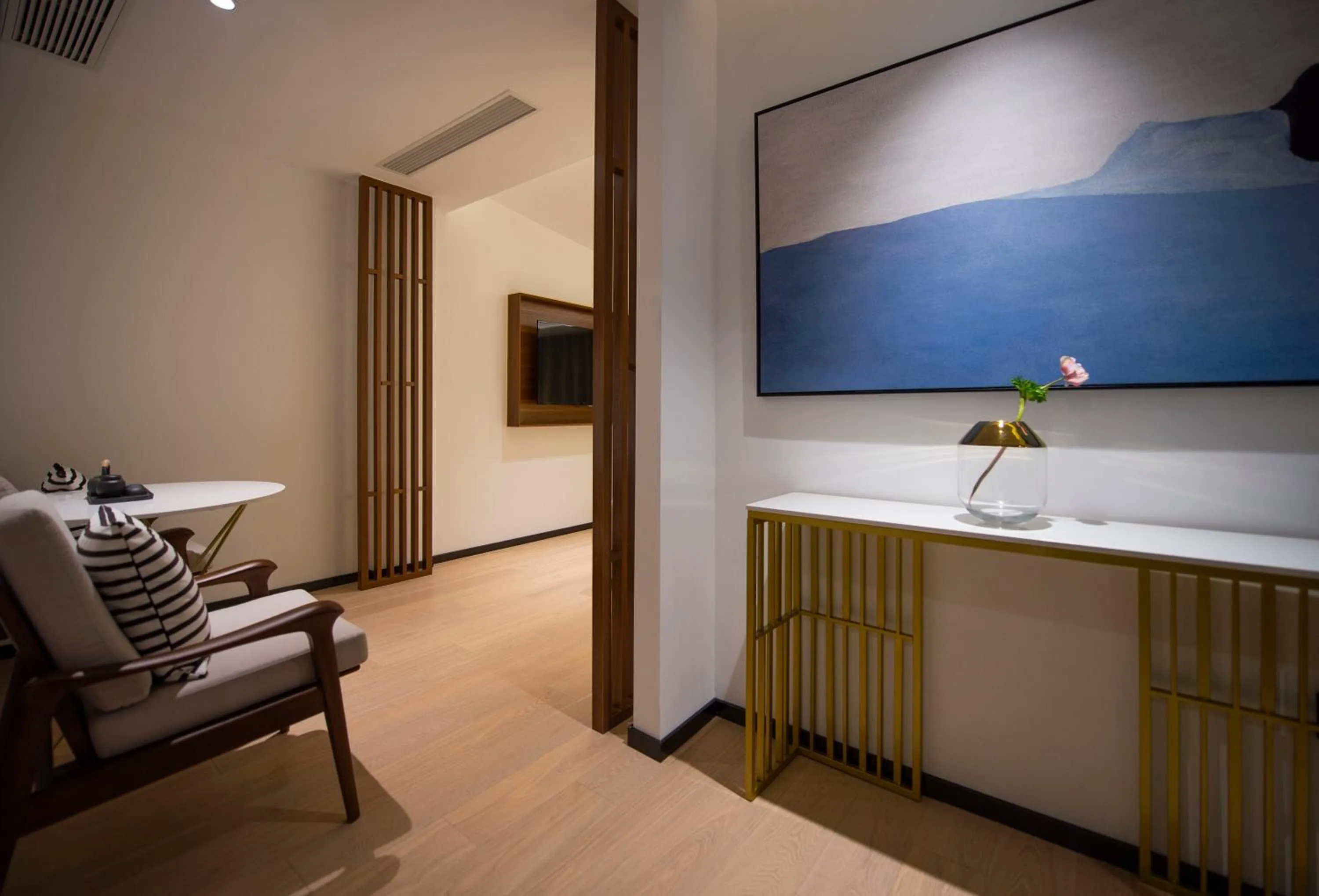 Seating area in Xishang Yunjian Holiday Hotel