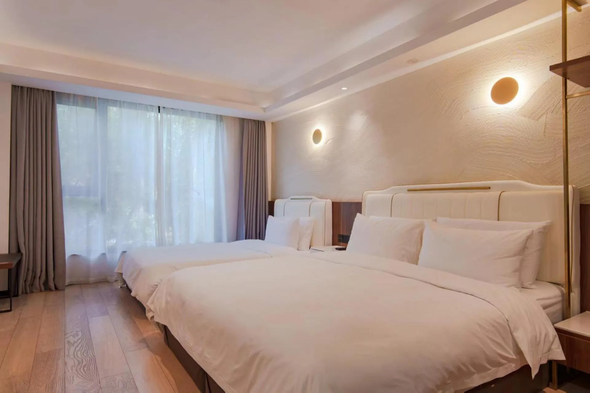 Bed in Xishang Yunjian Holiday Hotel