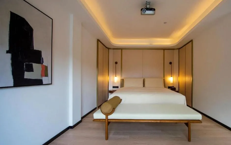 Bed in Xishang Yunjian Holiday Hotel
