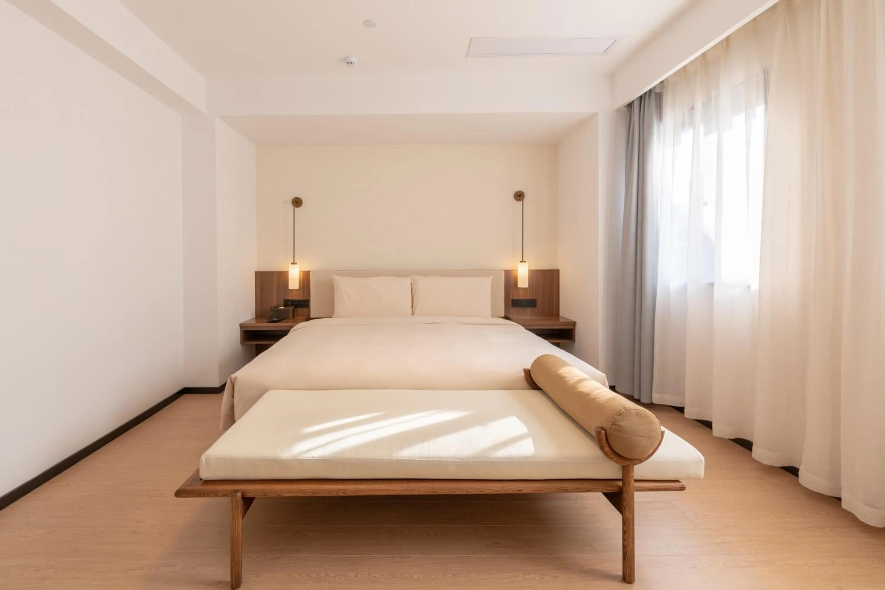 Bed in Xishang Yunjian Holiday Hotel