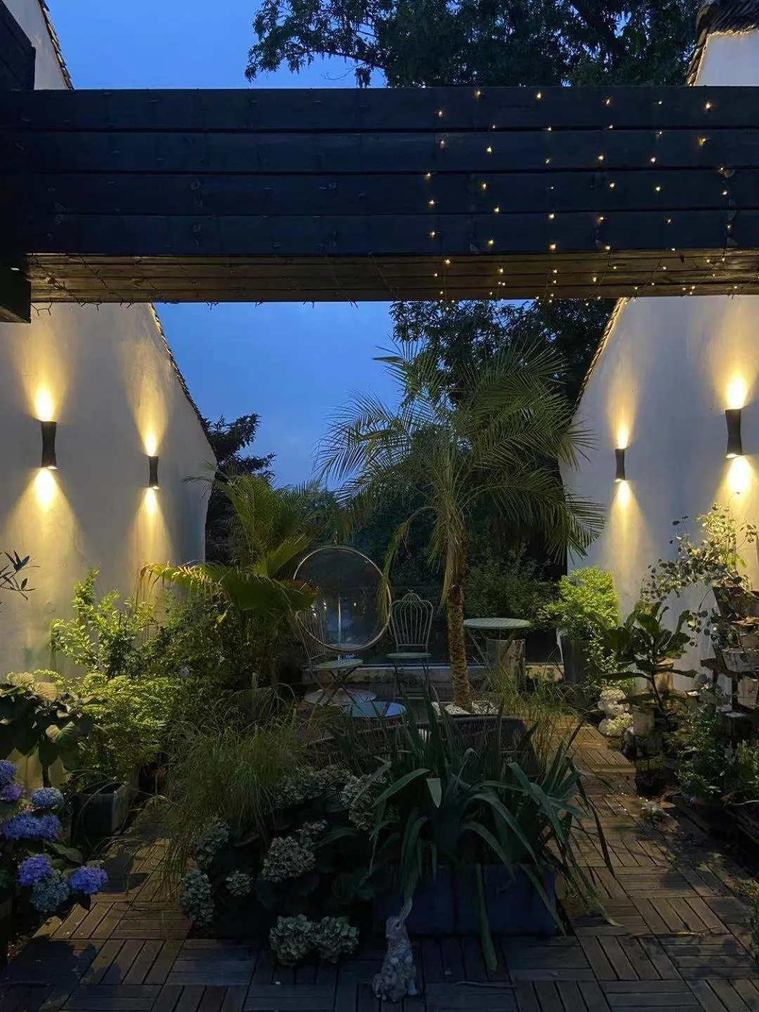 Garden view in Xishang Yunjian Holiday Hotel