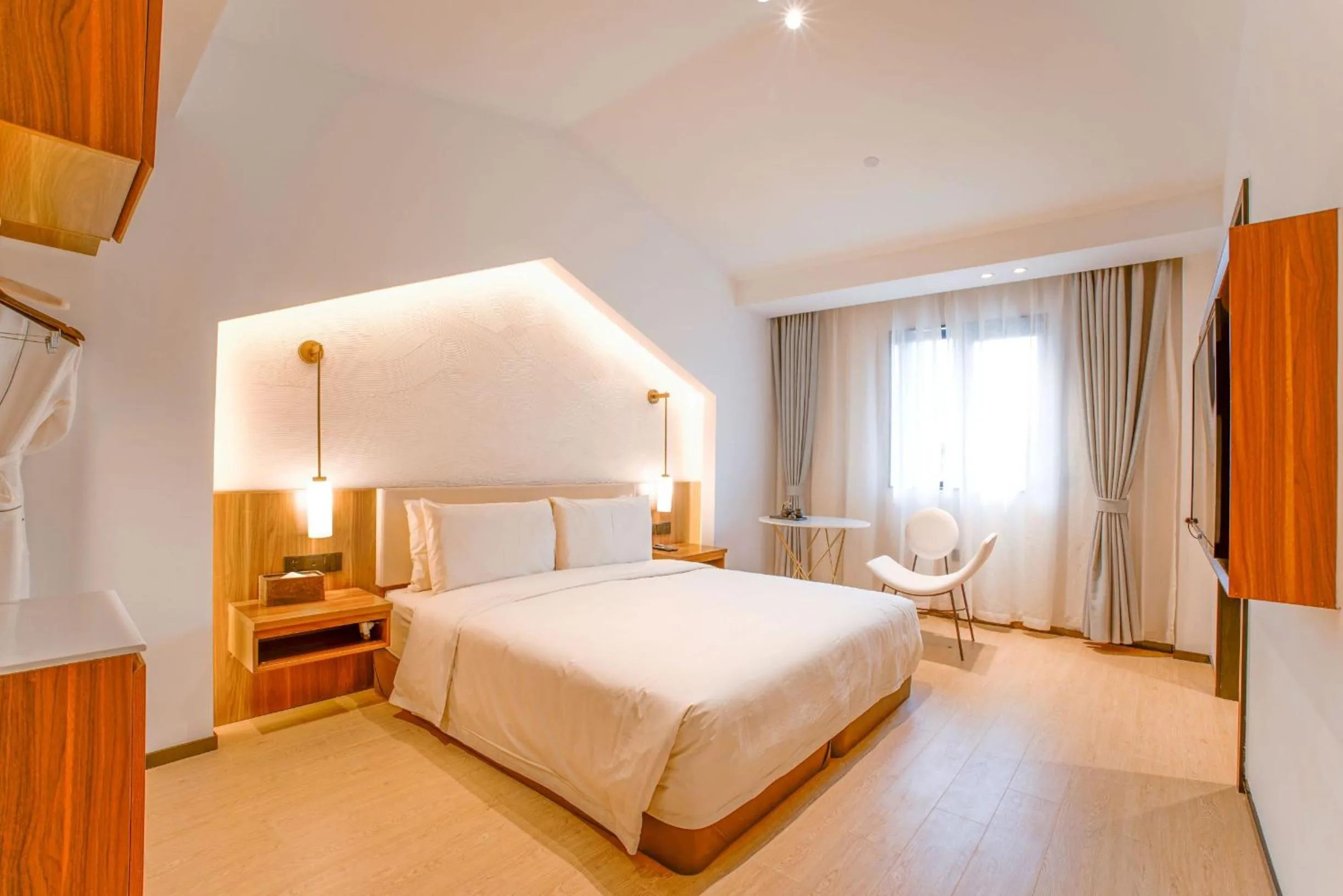 Photo of the whole room, Bed in Xishang Yunjian Holiday Hotel