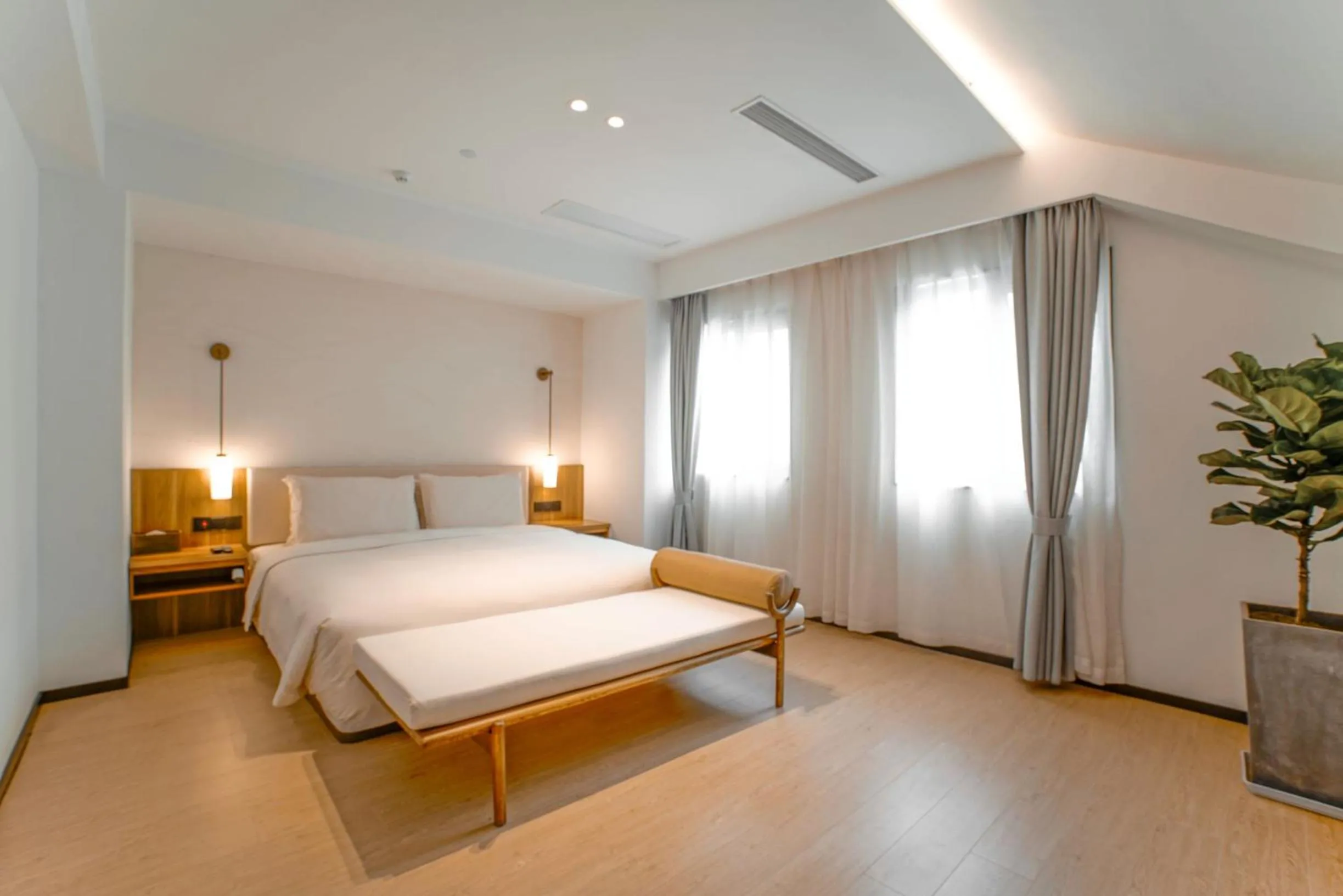 Photo of the whole room, Bed in Xishang Yunjian Holiday Hotel