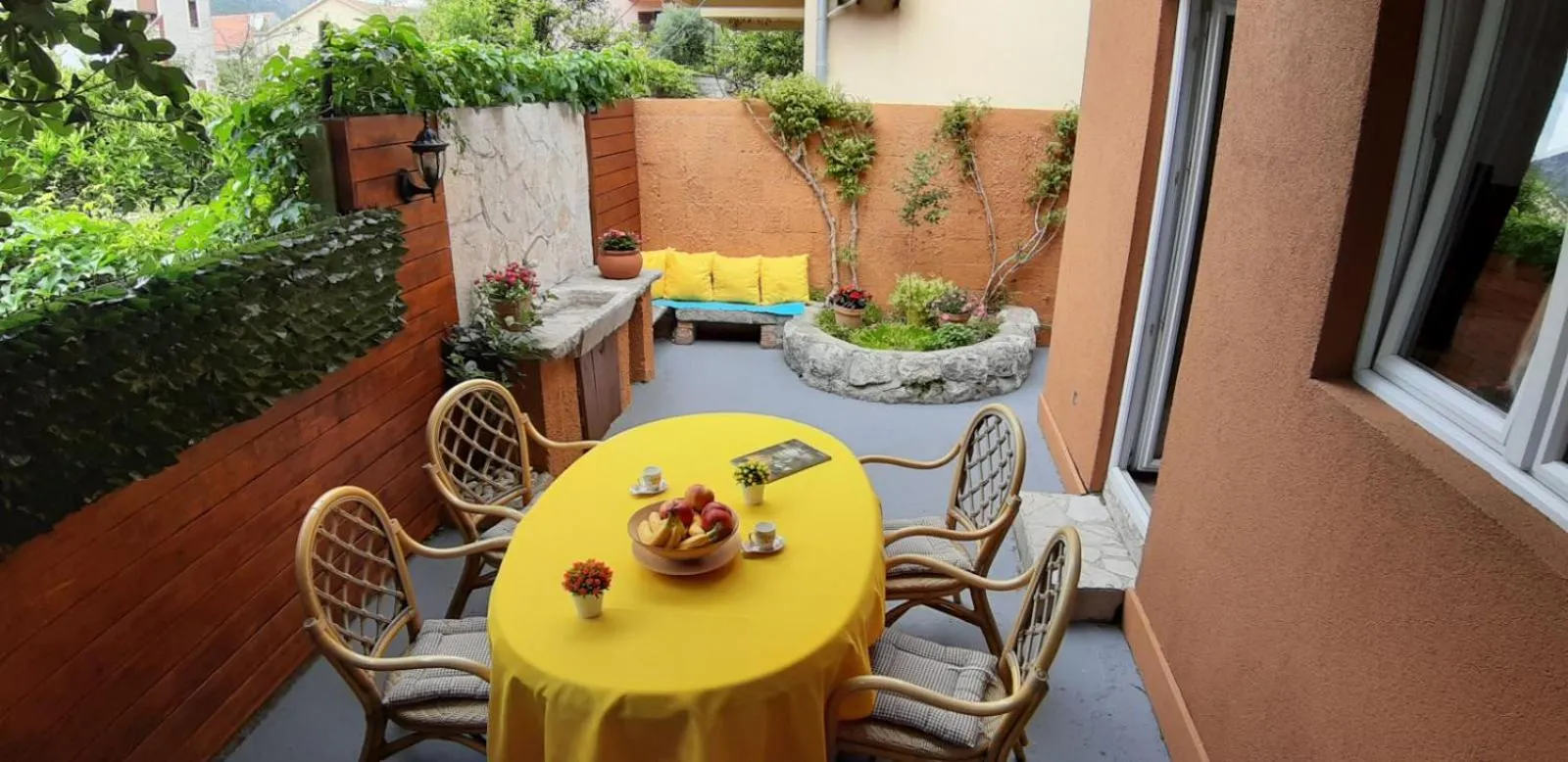 Balcony/Terrace in Apartments Bajkovic