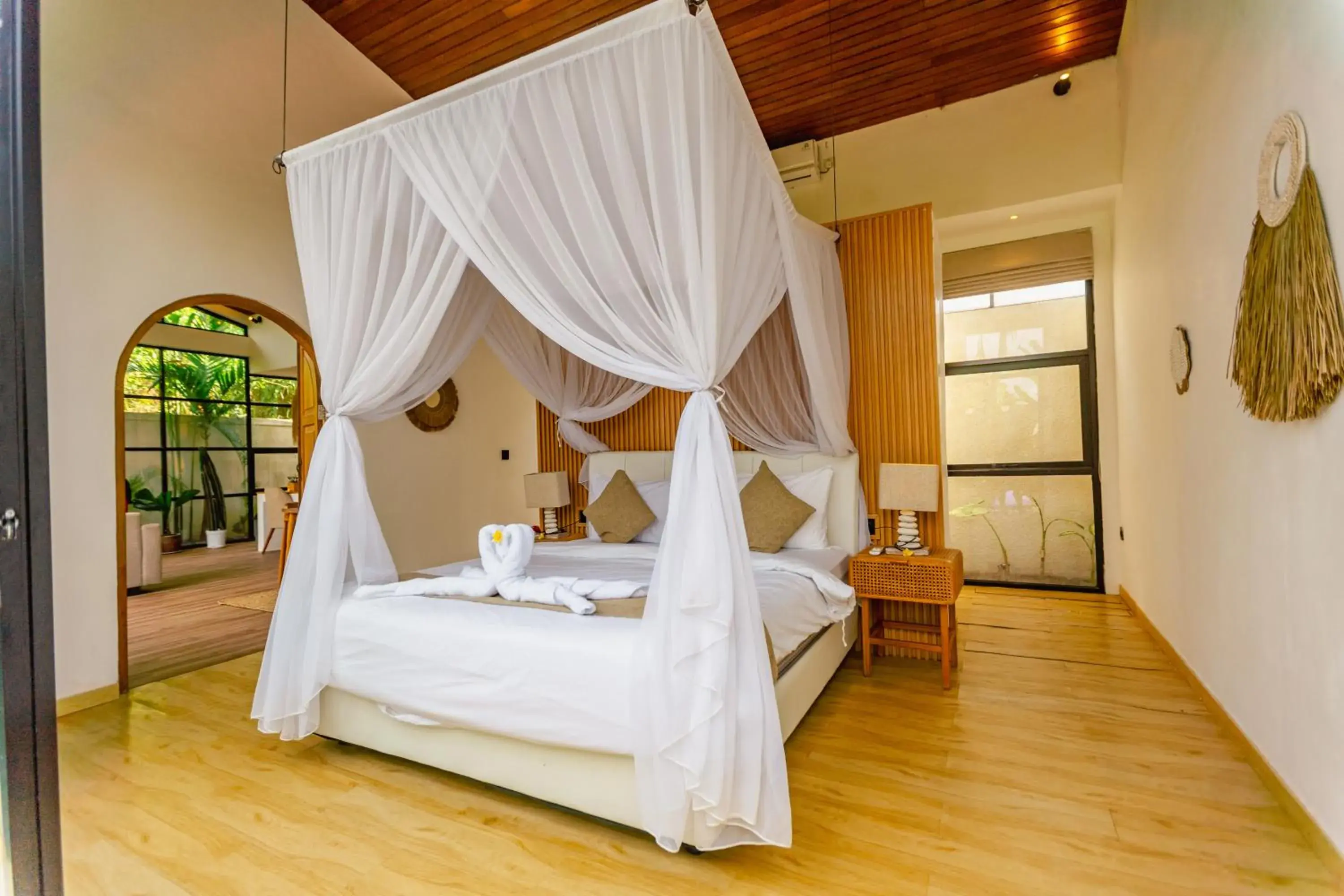 Bed in Mya Harmony Villas Seminyak Bed in Mya Harmony Villas Seminyak