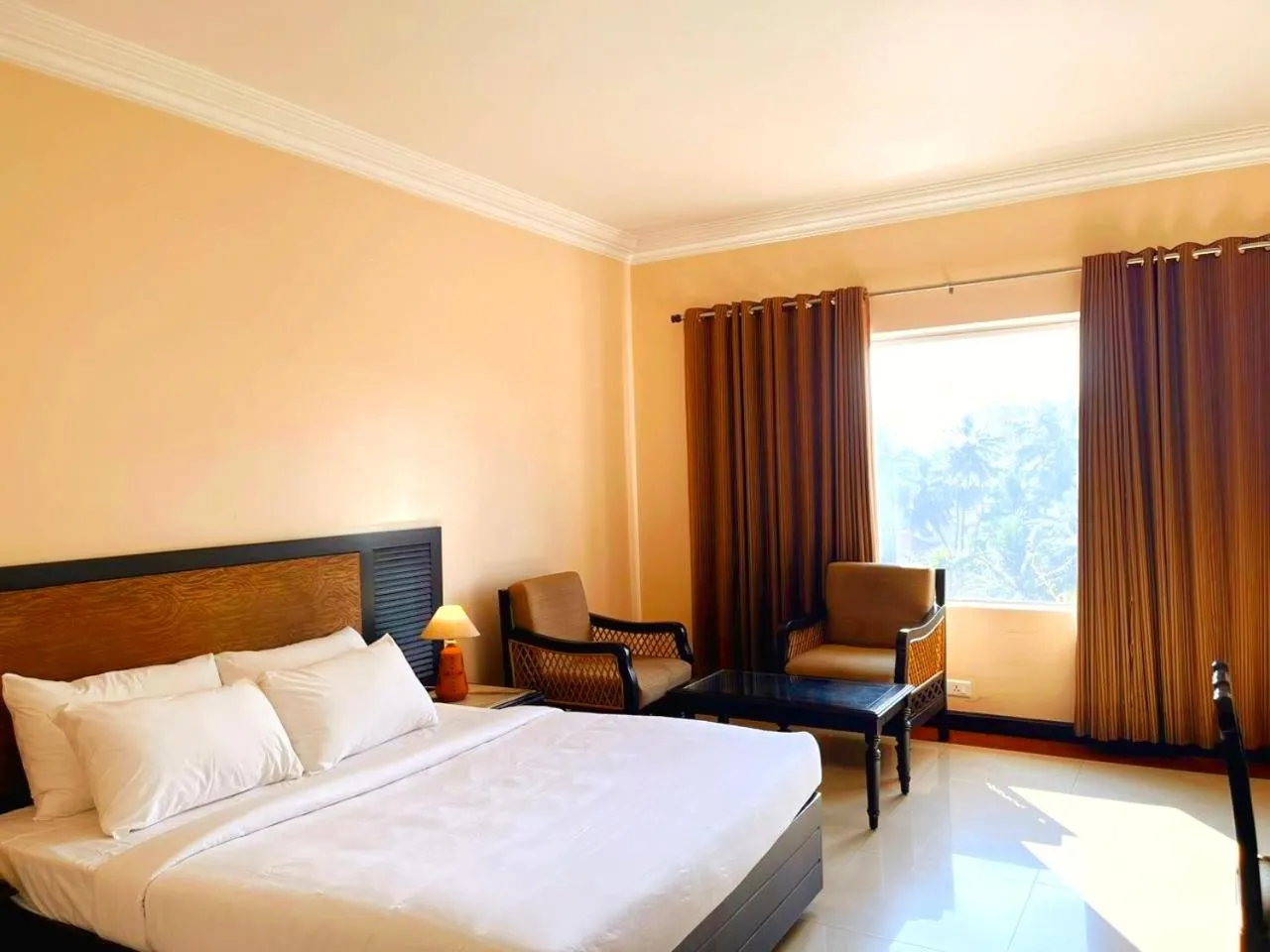 Bedroom, Bed in Hyson heritage calicut