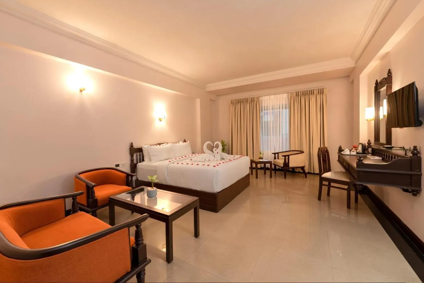 Bed in Hyson heritage calicut