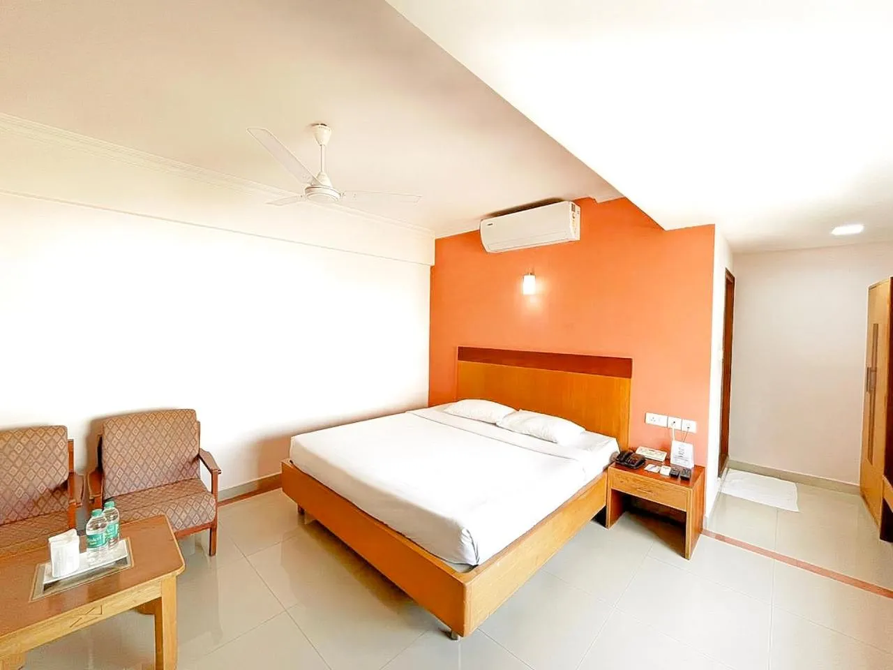 Bedroom, Bed in Hyson heritage calicut