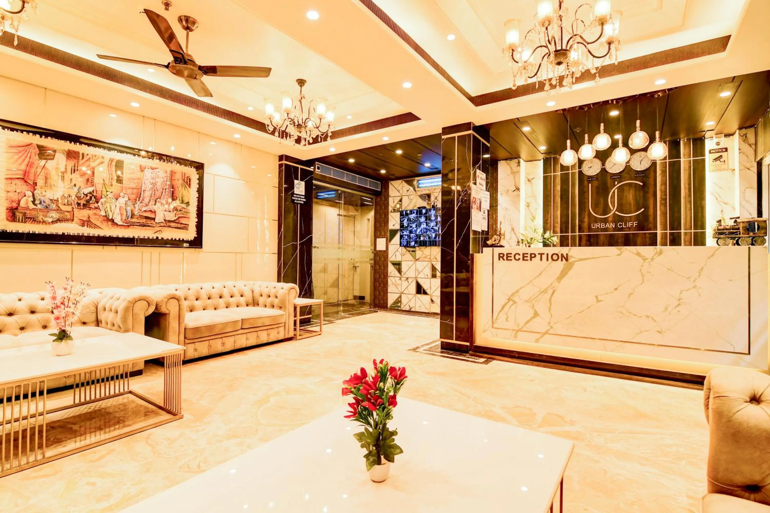 Lobby or reception in Urban Cliff A Boutique Hotel