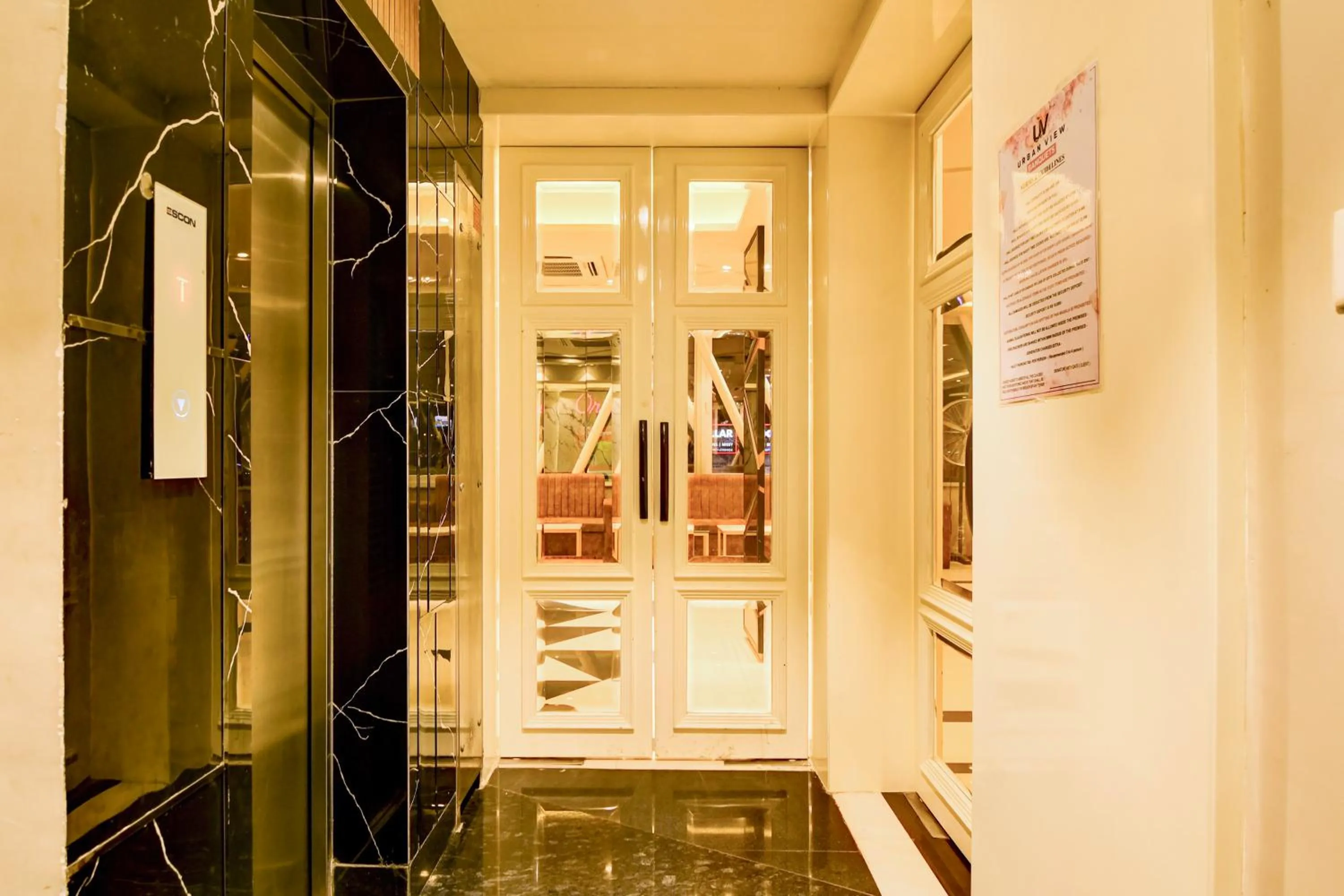 elevator in Urban Cliff A Boutique Hotel