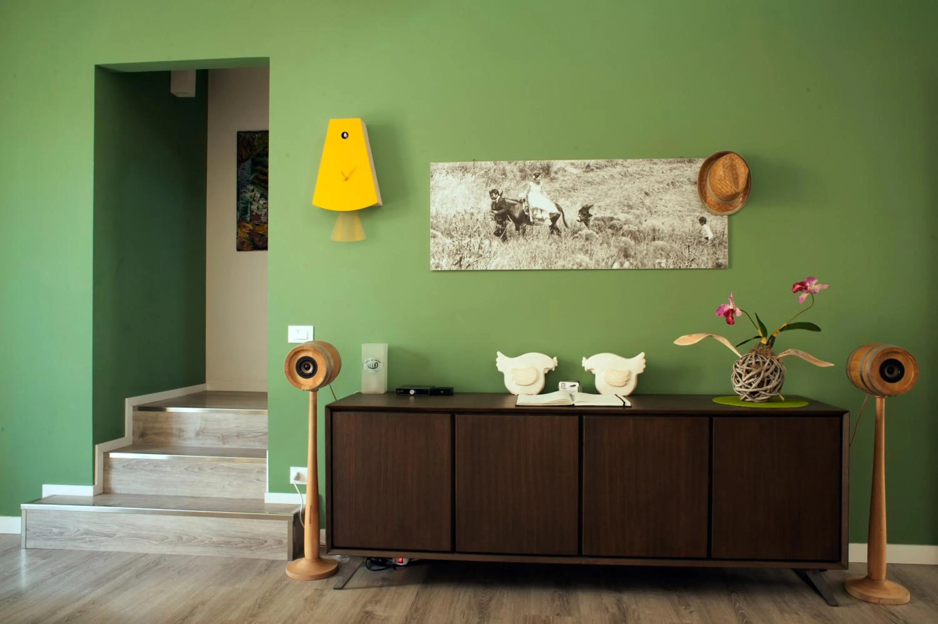 Communal lounge/ TV room in B&B Cannoli