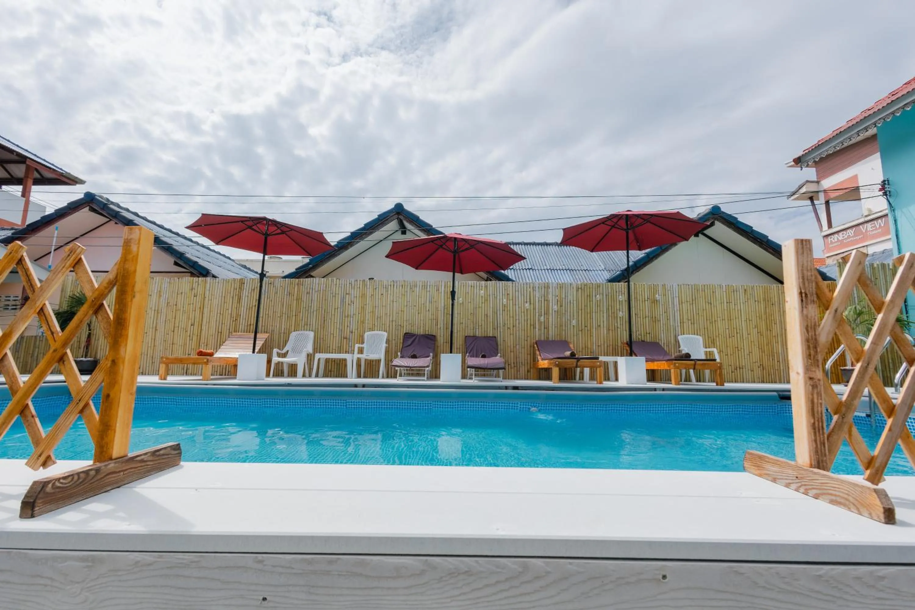 Pool view in Charung by The Sea