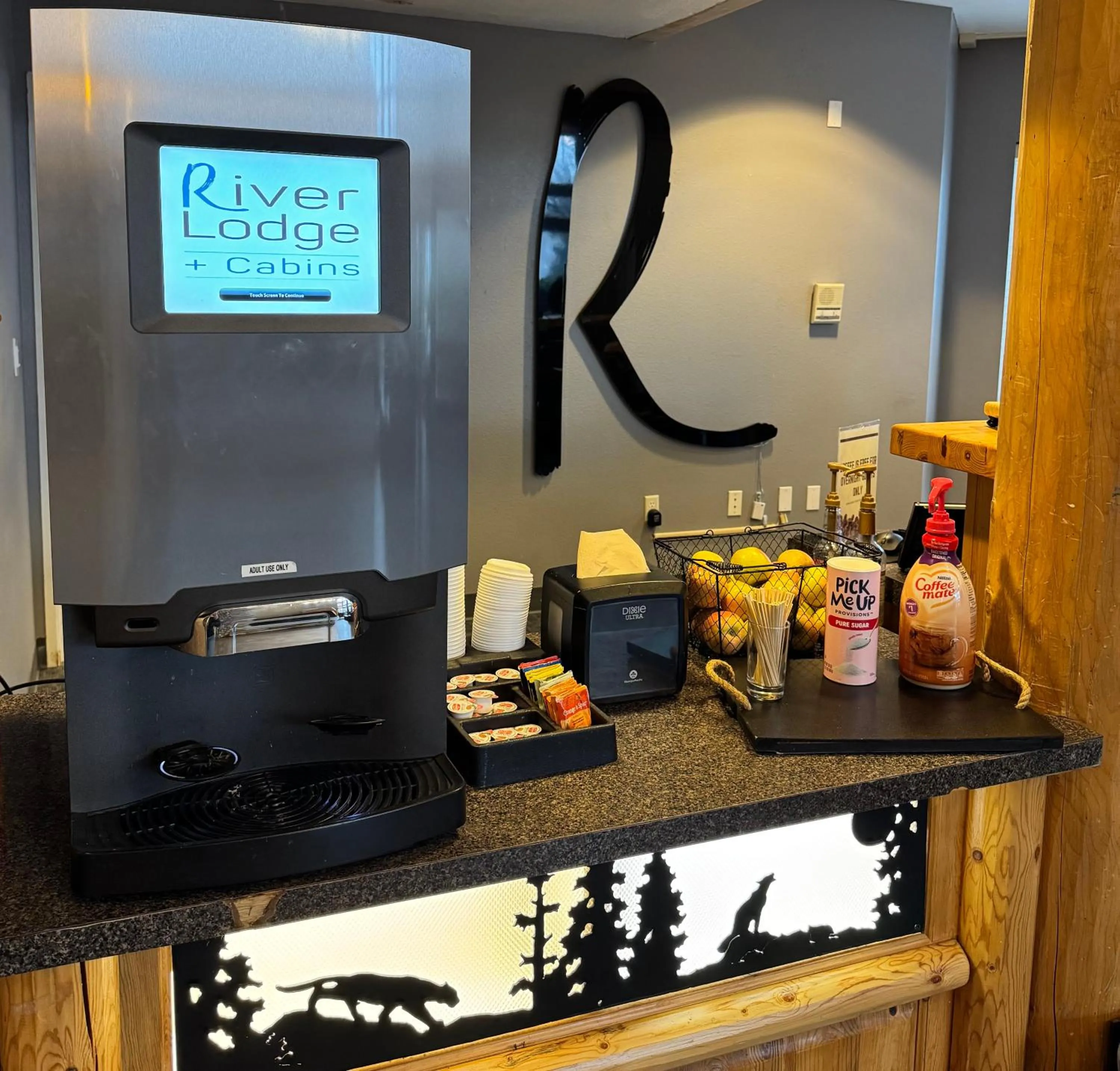 Lobby or reception in River Lodge and Cabins