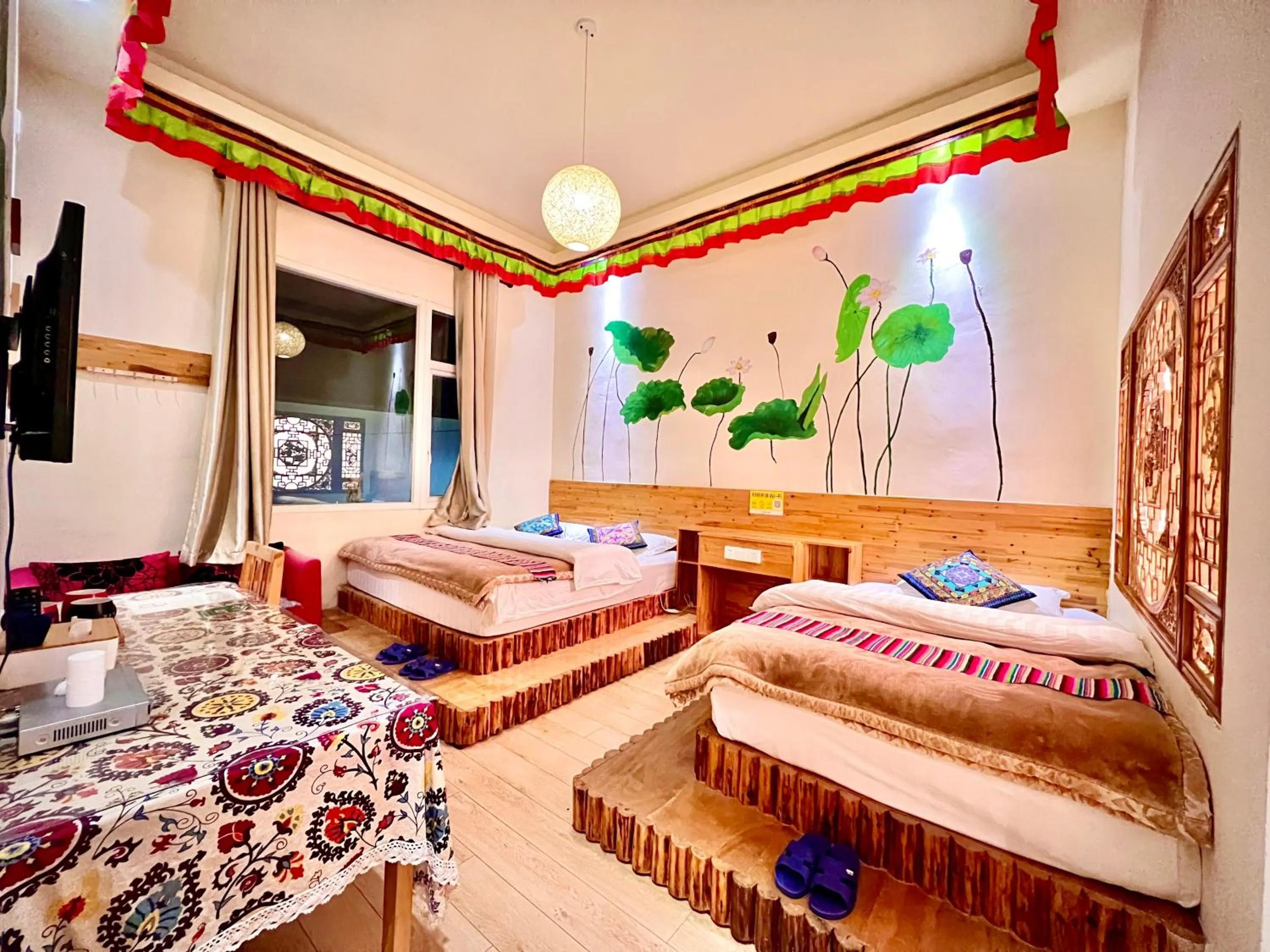 Bed in Shangri-La Chudengshuo Homestay楚登硕民宿