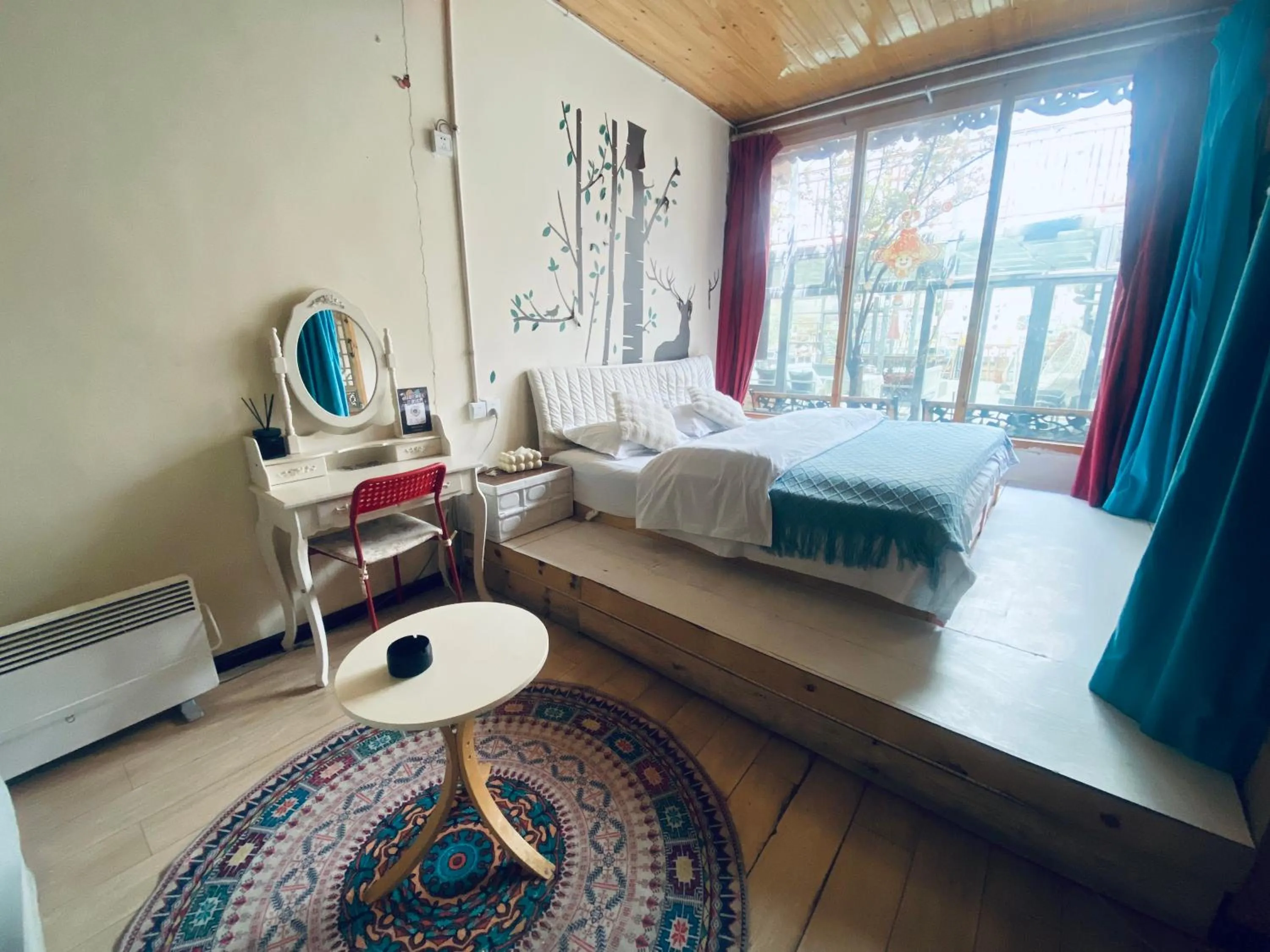 Bed in Shangri-La Chudengshuo Homestay楚登硕民宿