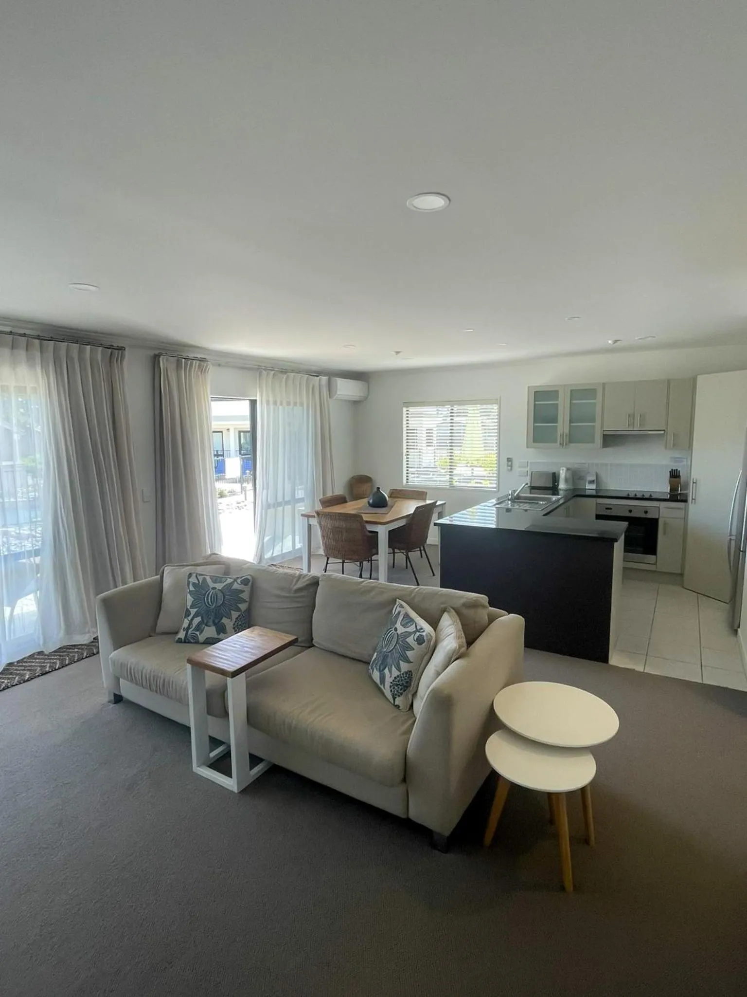 Kitchen or kitchenette in Ocean Breeze Resort Pauanui