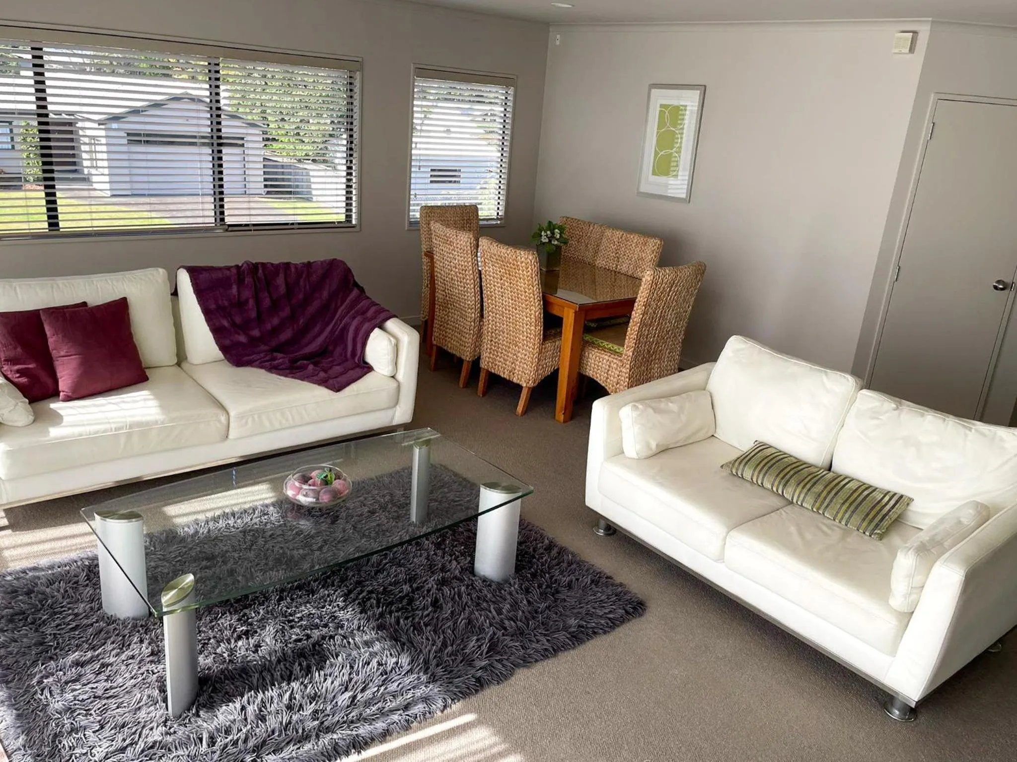 Living room in Ocean Breeze Resort Pauanui