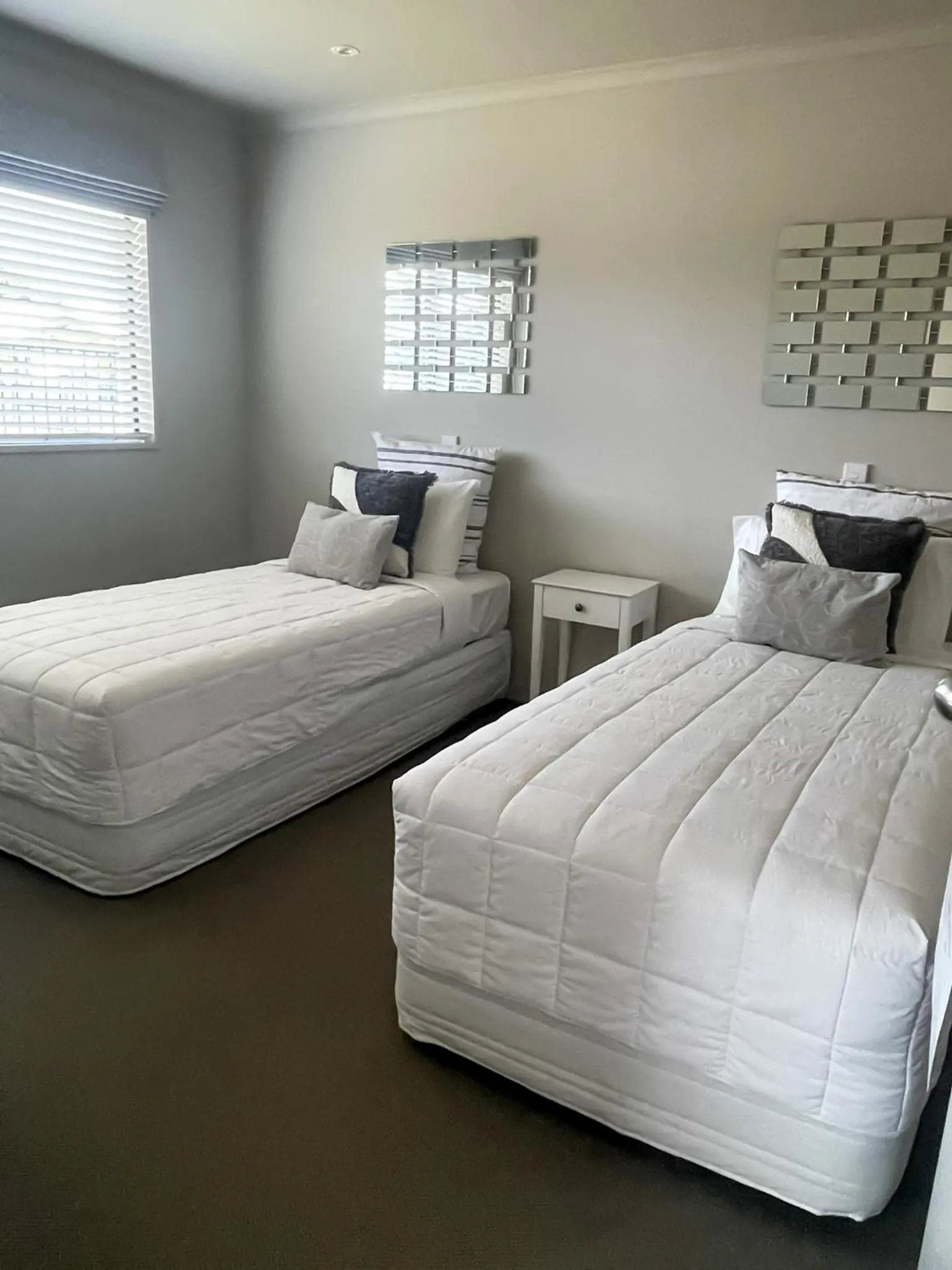 Bed in Ocean Breeze Resort Pauanui