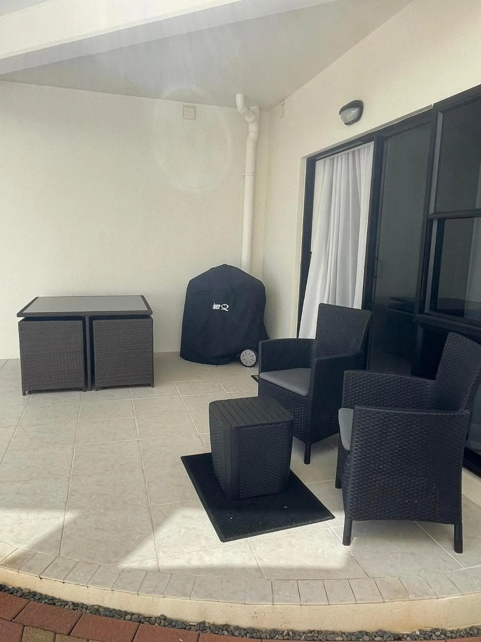 Patio in Ocean Breeze Resort Pauanui