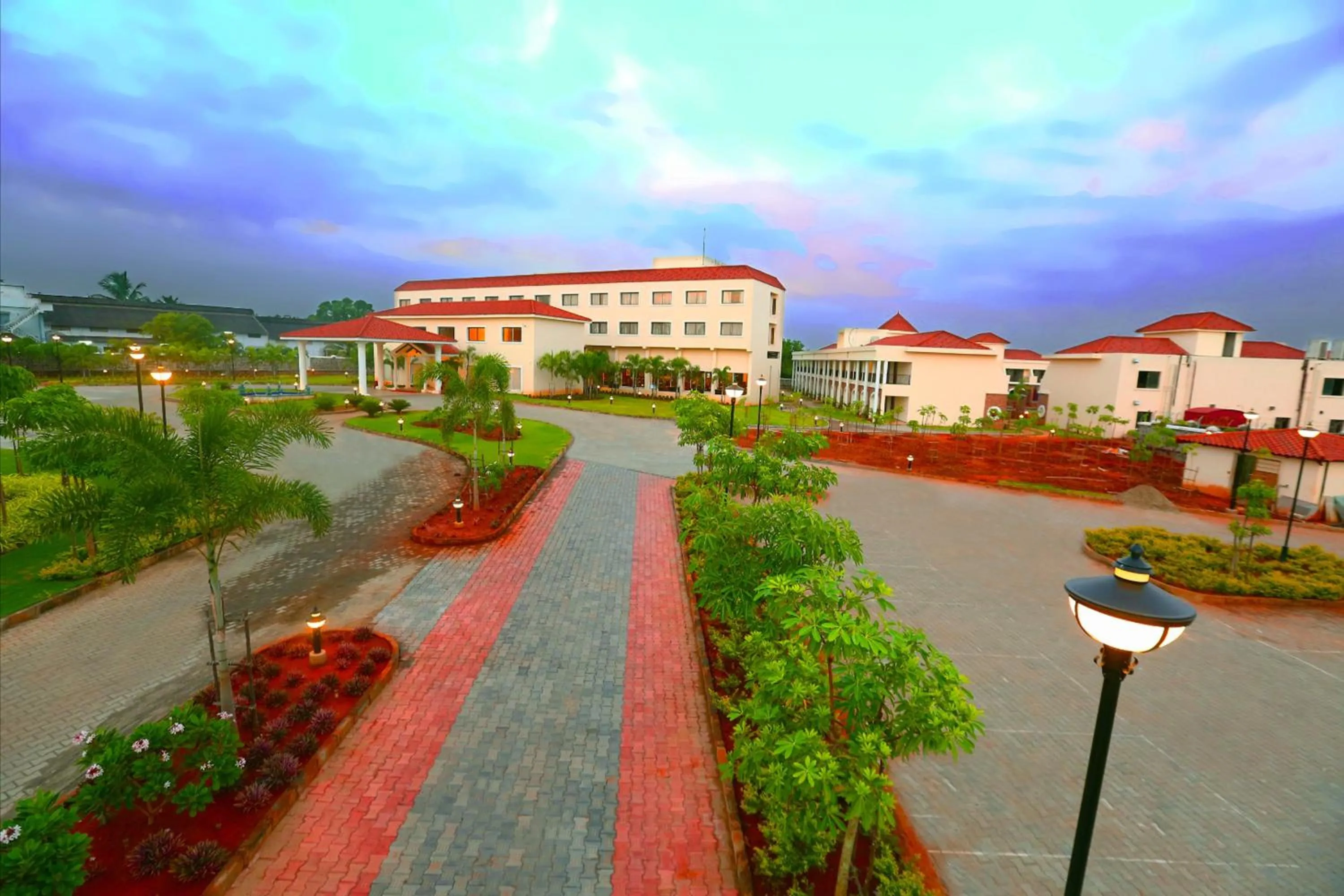 Facade/entrance in Grand Serenaa Hotel & Resorts, Auroville