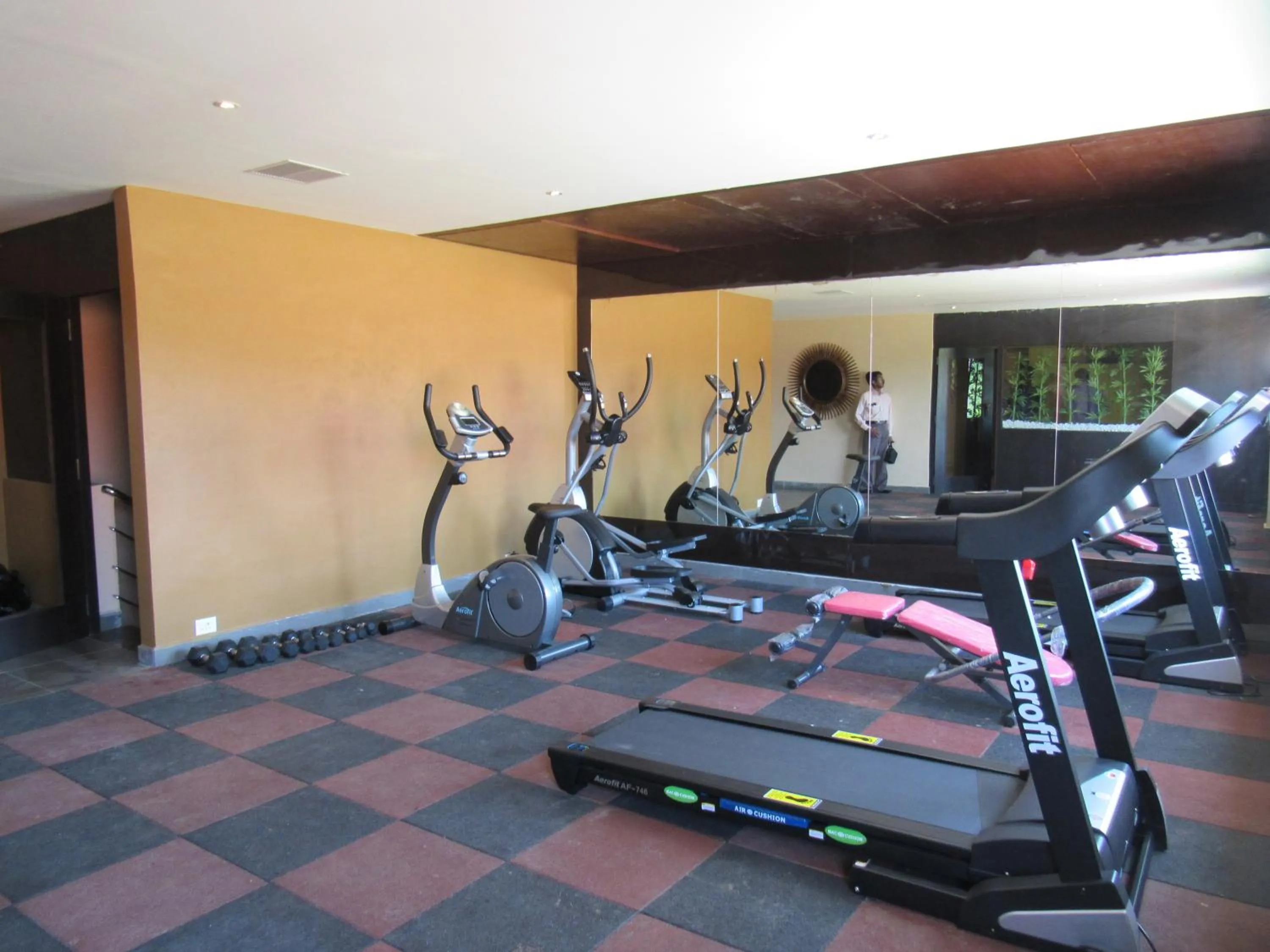 Fitness centre/facilities in Grand Serenaa Hotel & Resorts, Auroville