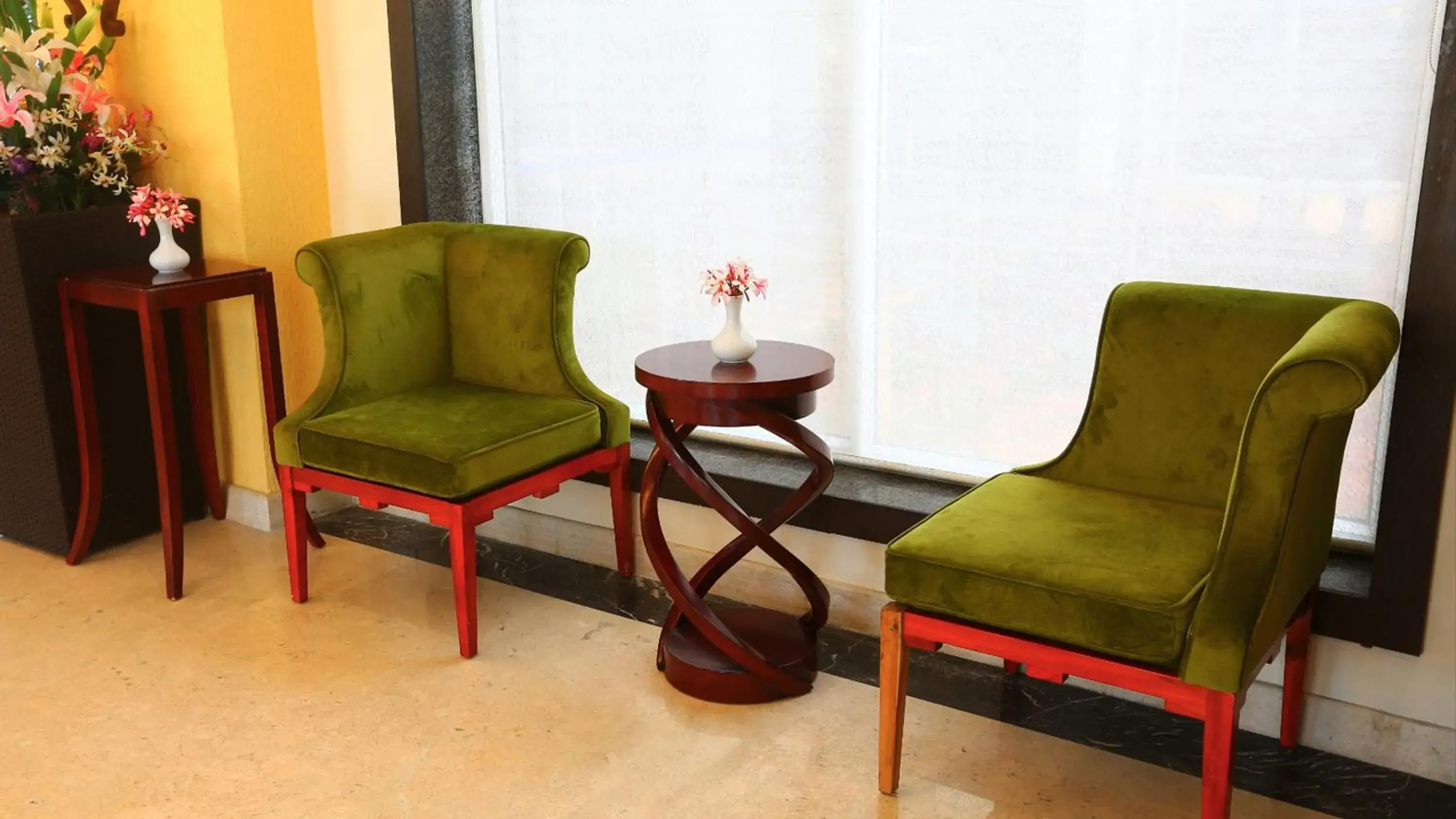 Living room in Grand Serenaa Hotel & Resorts, Auroville Living room in Grand Serenaa Hotel & Resorts, Auroville