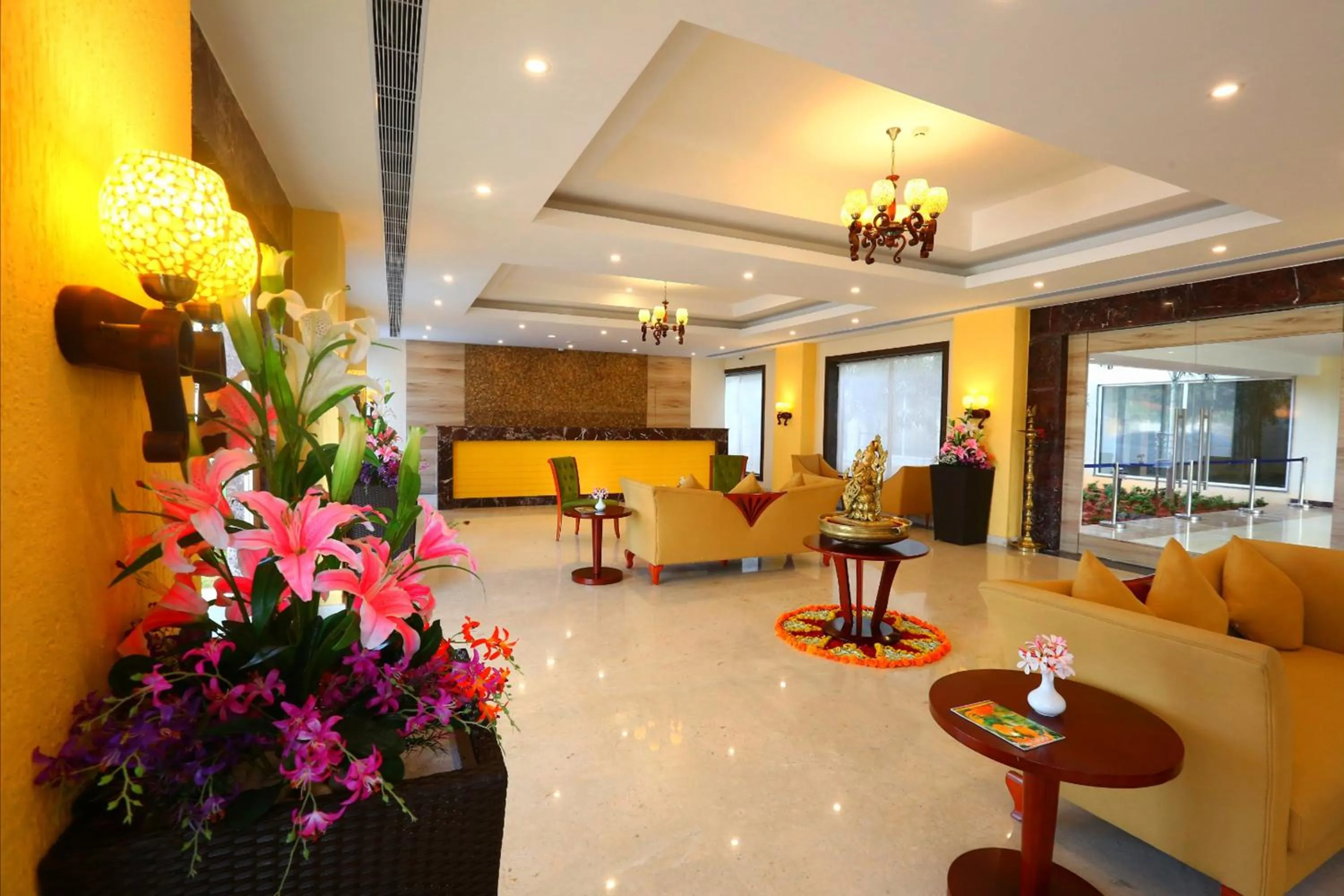 Lobby or reception in Grand Serenaa Hotel & Resorts, Auroville