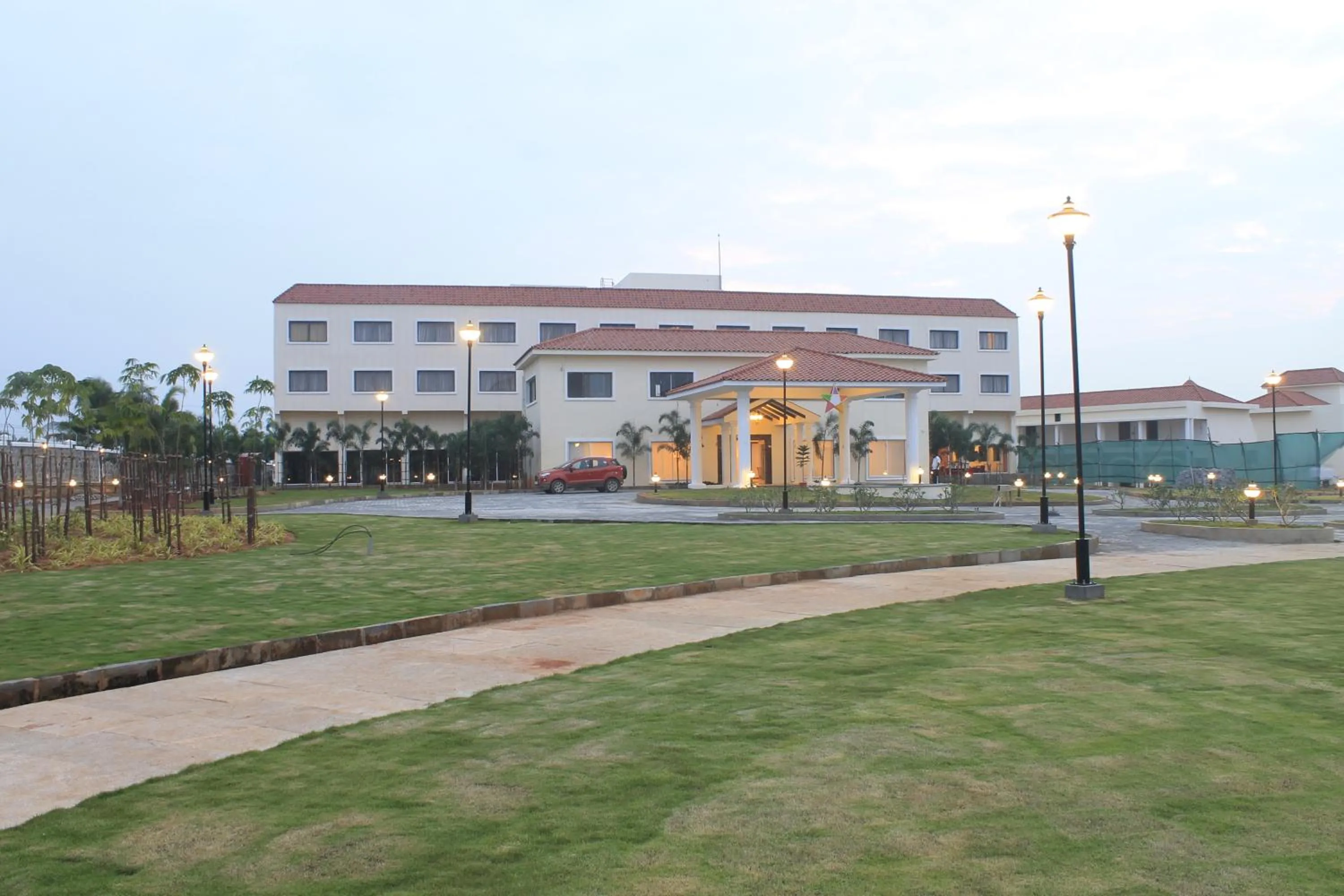Facade/entrance in Grand Serenaa Hotel & Resorts, Auroville