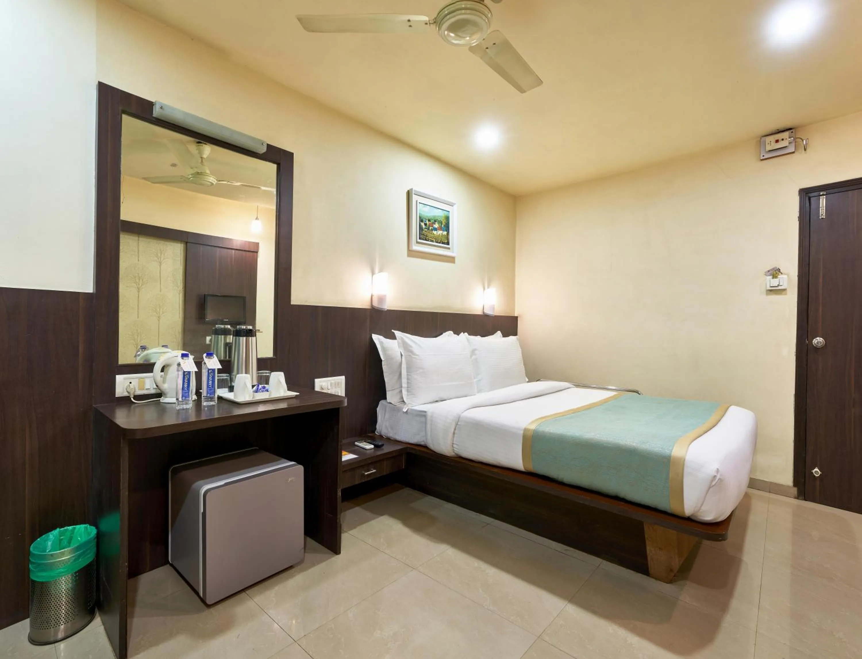 Photo of the whole room, Bed in Hotel Atria, Kolhapur