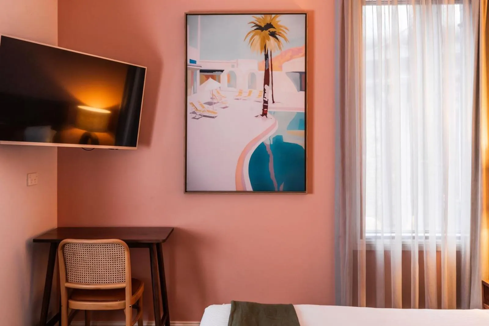 Bedroom in The Lucky Hotel