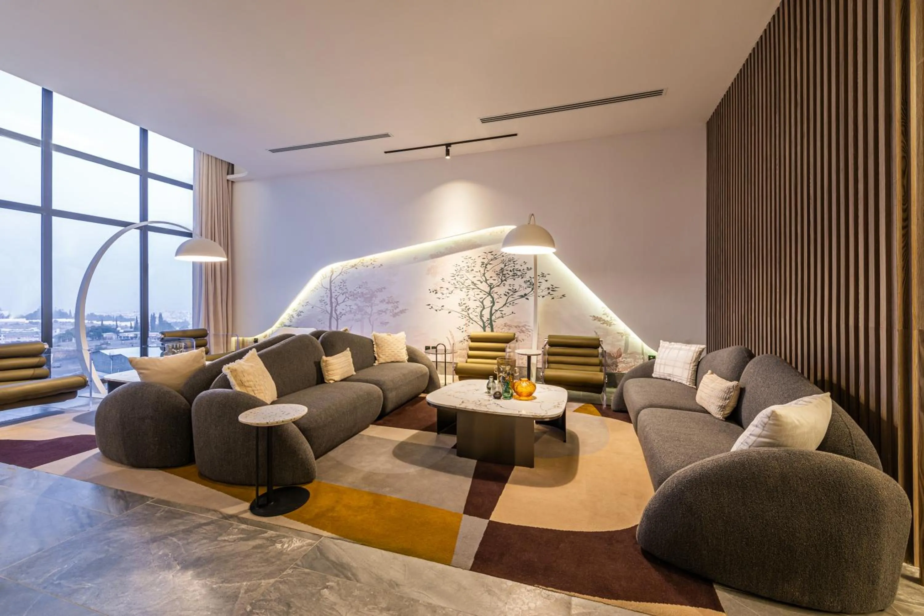 Seating area in Ewaa Express Hotel - Abha