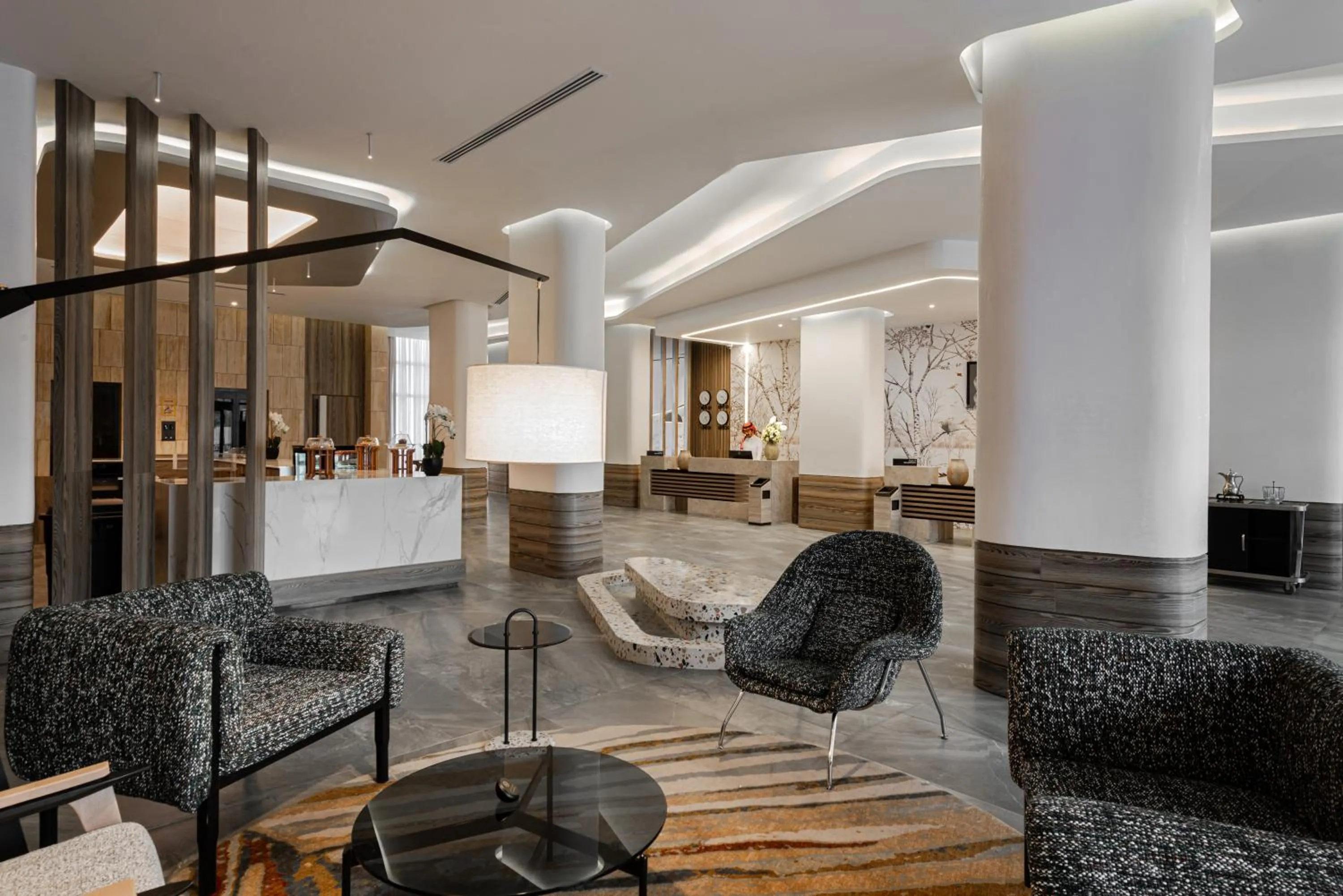 Lobby or reception in Ewaa Express Hotel - Abha