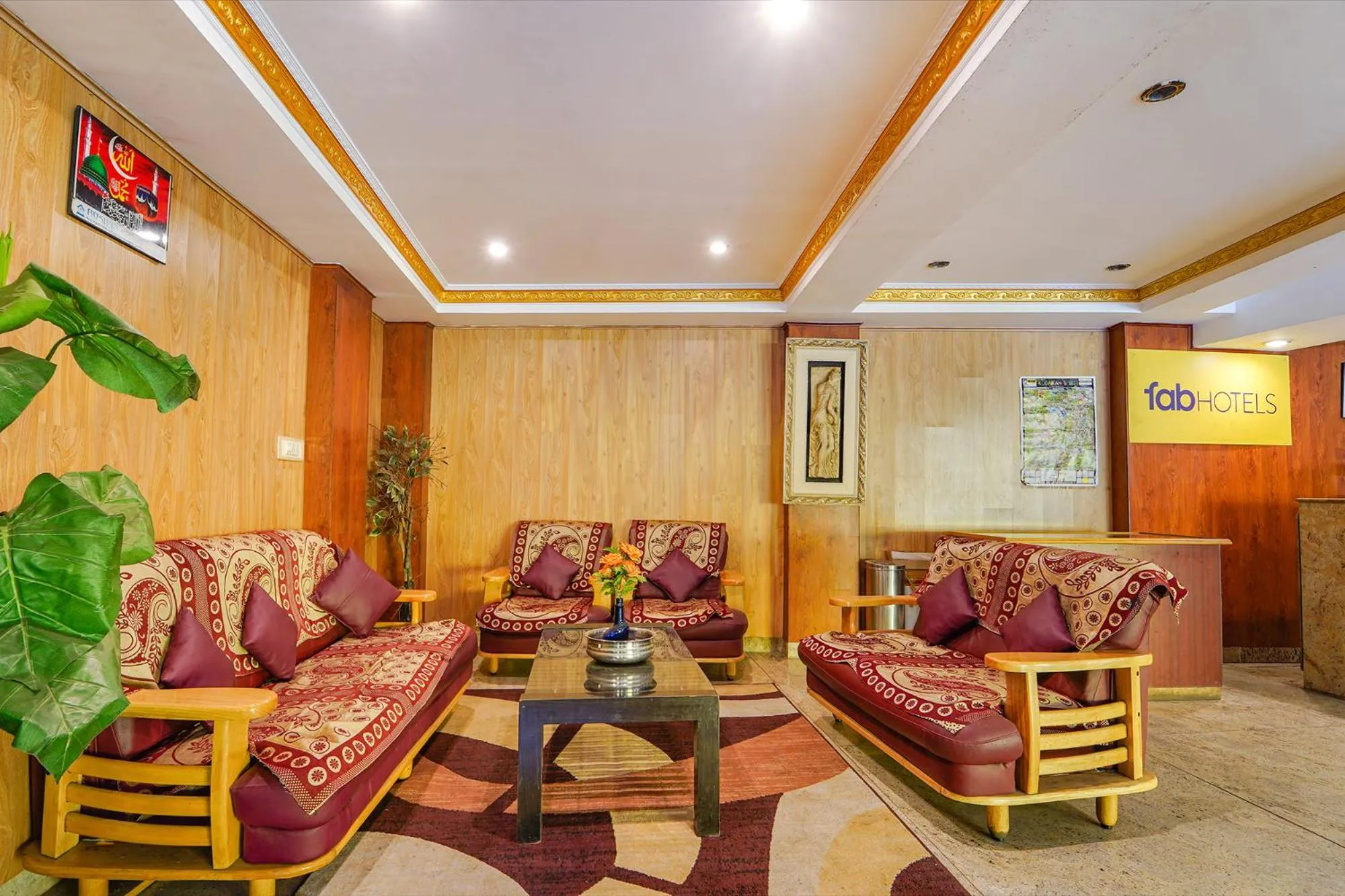 Seating area in FabHotel Roshan Residency - Nr Kurinji Andavar Temple
