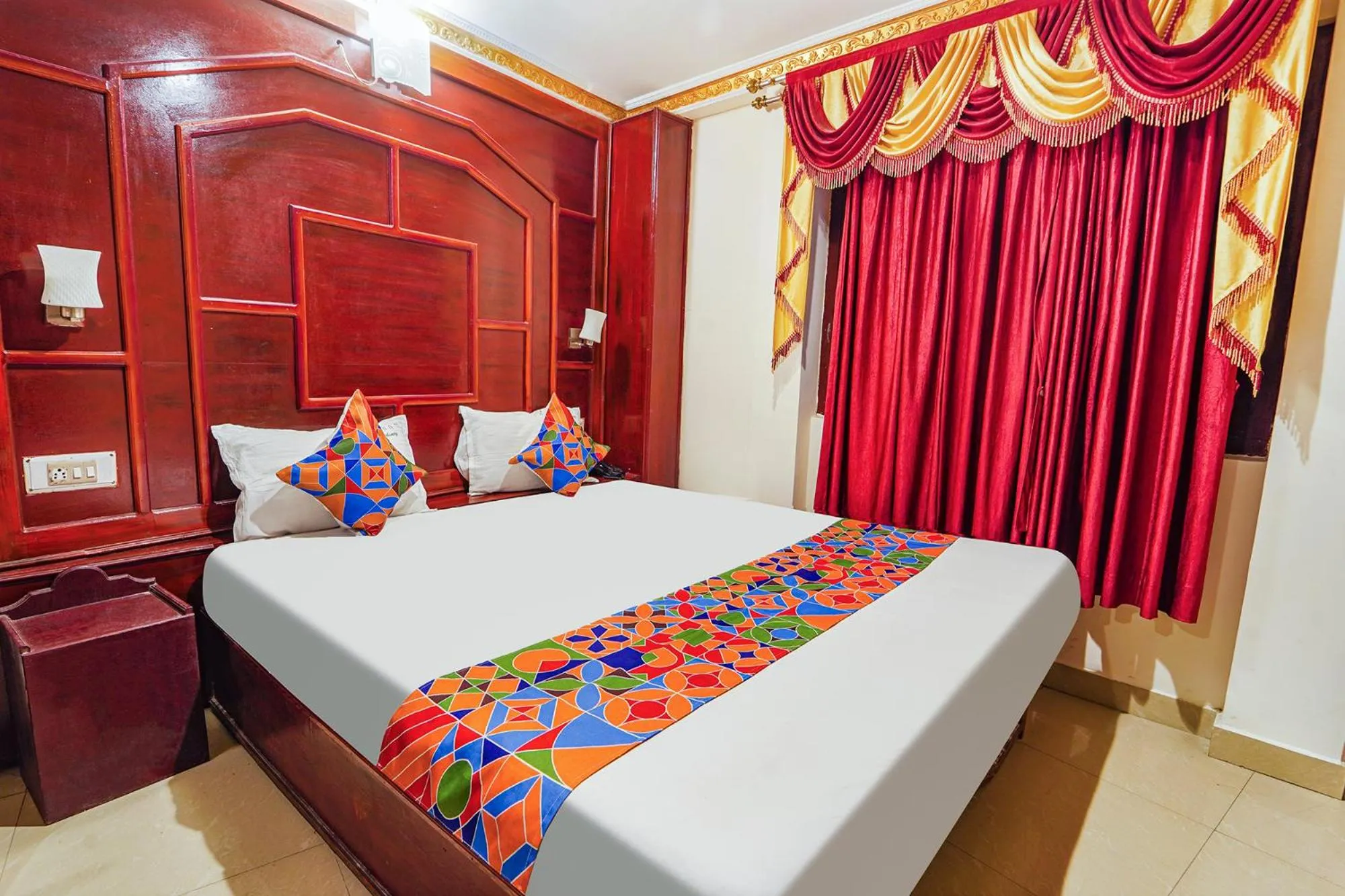Bed in FabHotel Roshan Residency - Nr Kurinji Andavar Temple