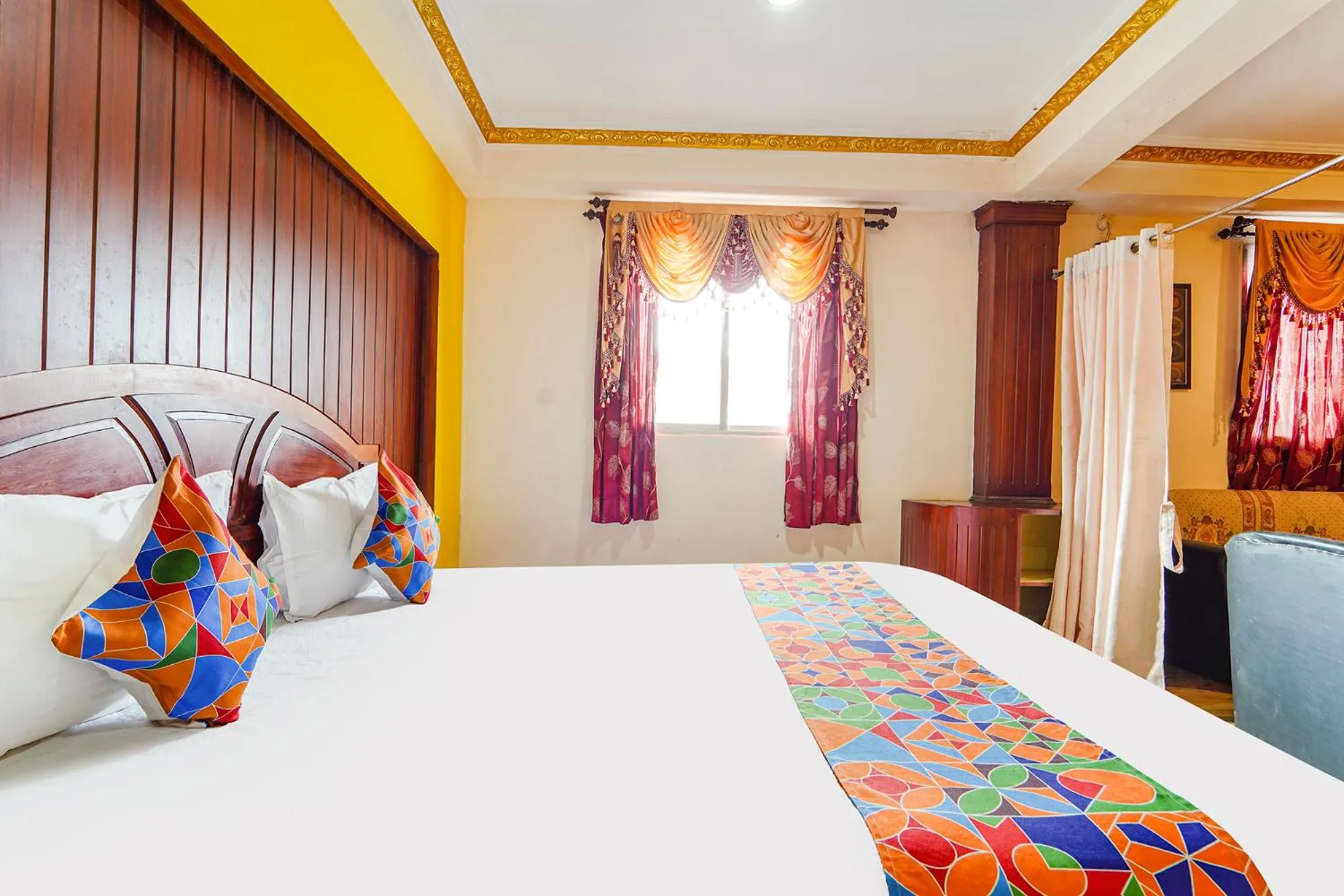 Bed in FabHotel Roshan Residency - Nr Kurinji Andavar Temple