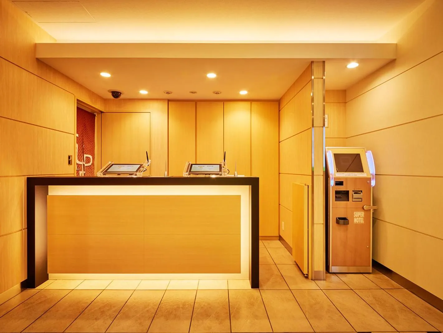Lobby or reception in Super Hotel Akihabara Suehirocho