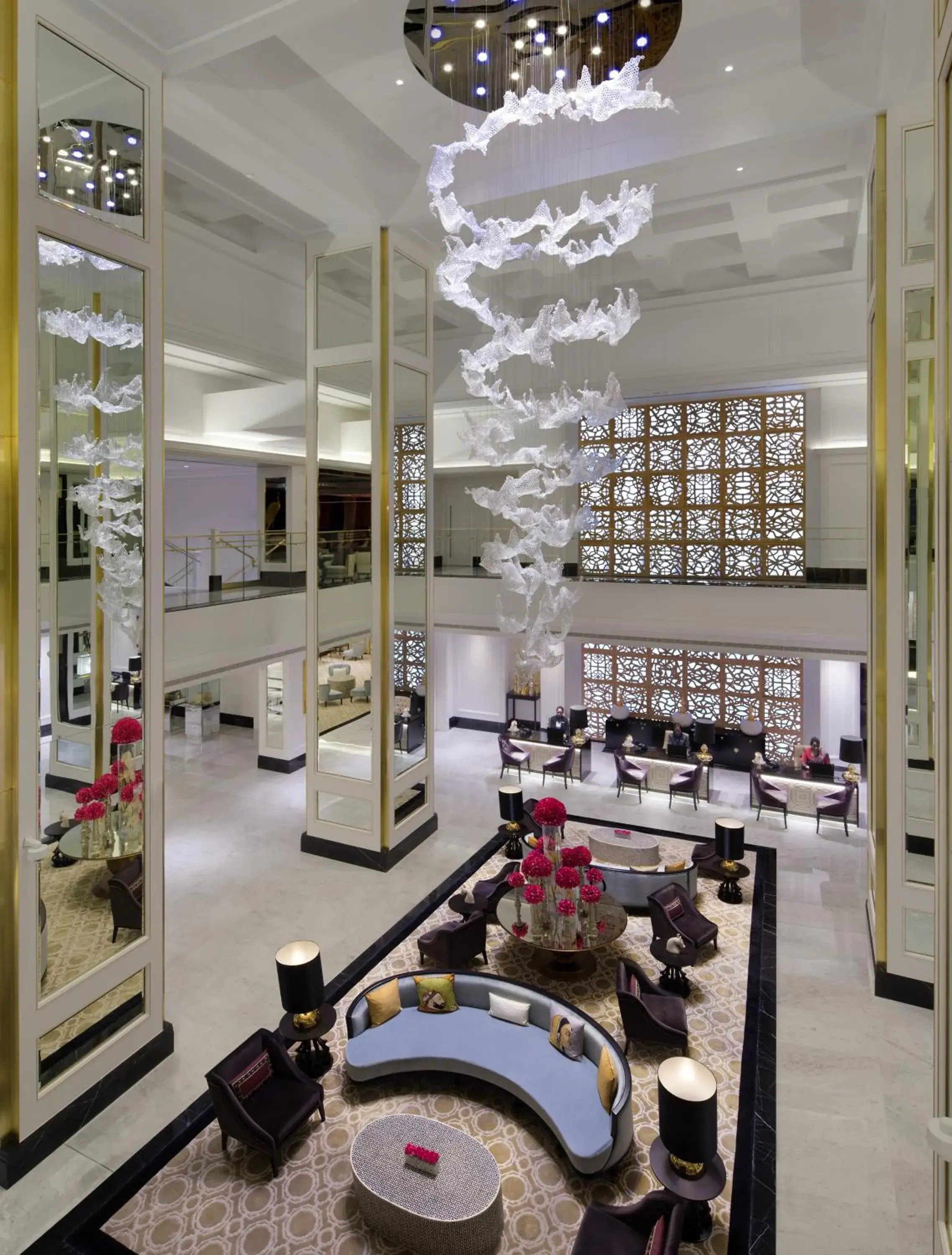 Lobby or reception in Taj Dubai Lobby or reception in Taj Dubai