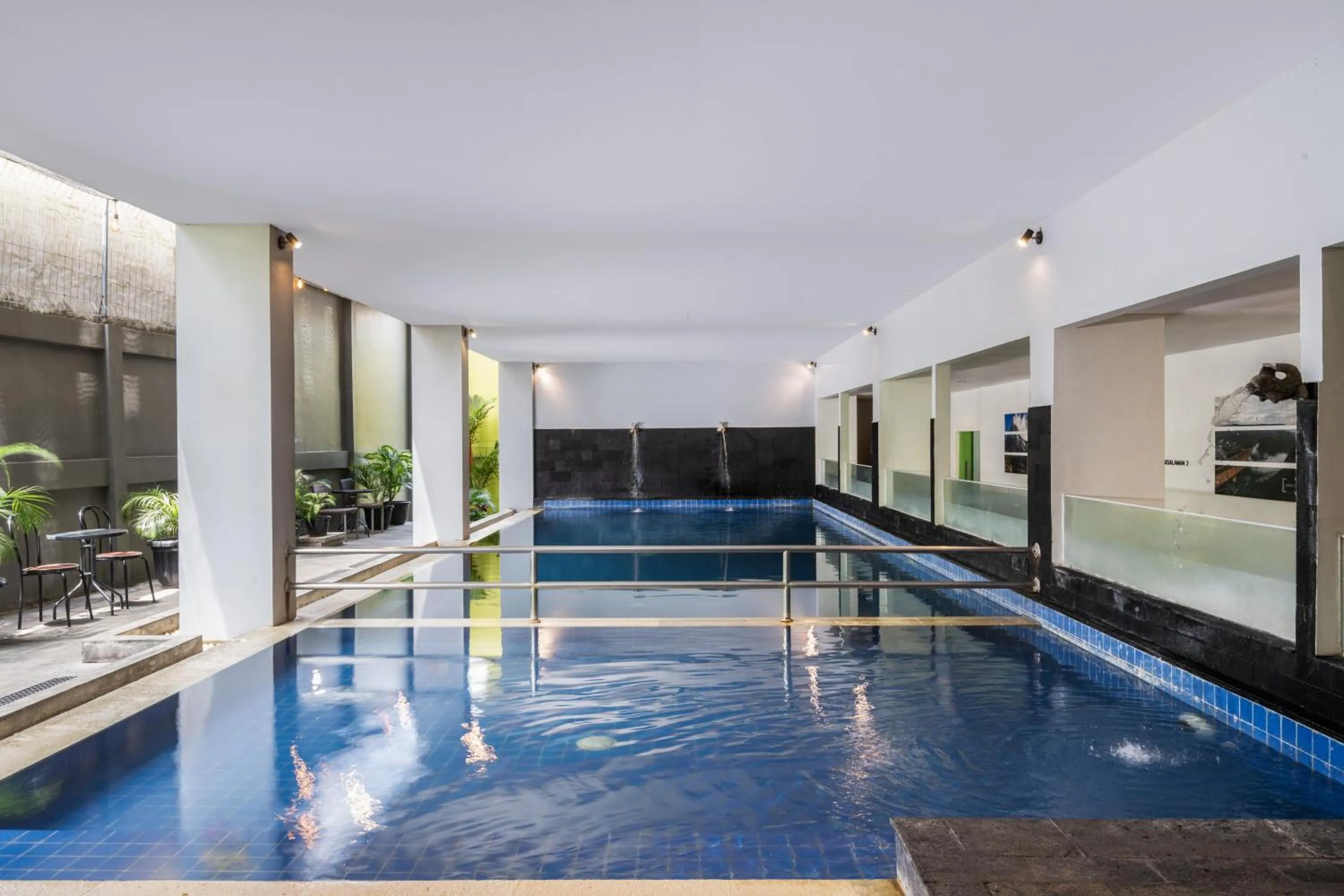 Pool view in Indies Style Malioboro Hotel