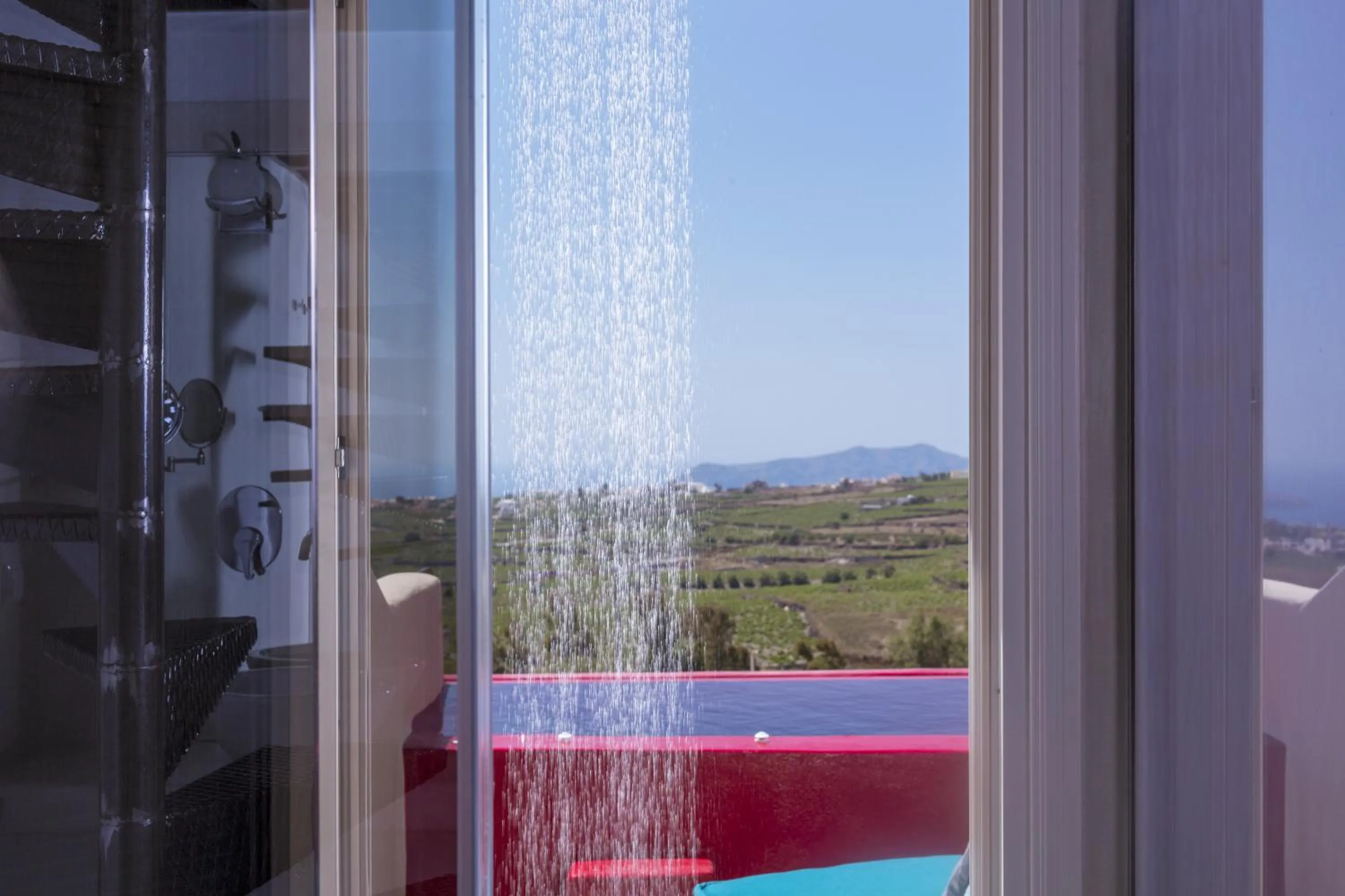 Bathroom in Art Hotel Santorini