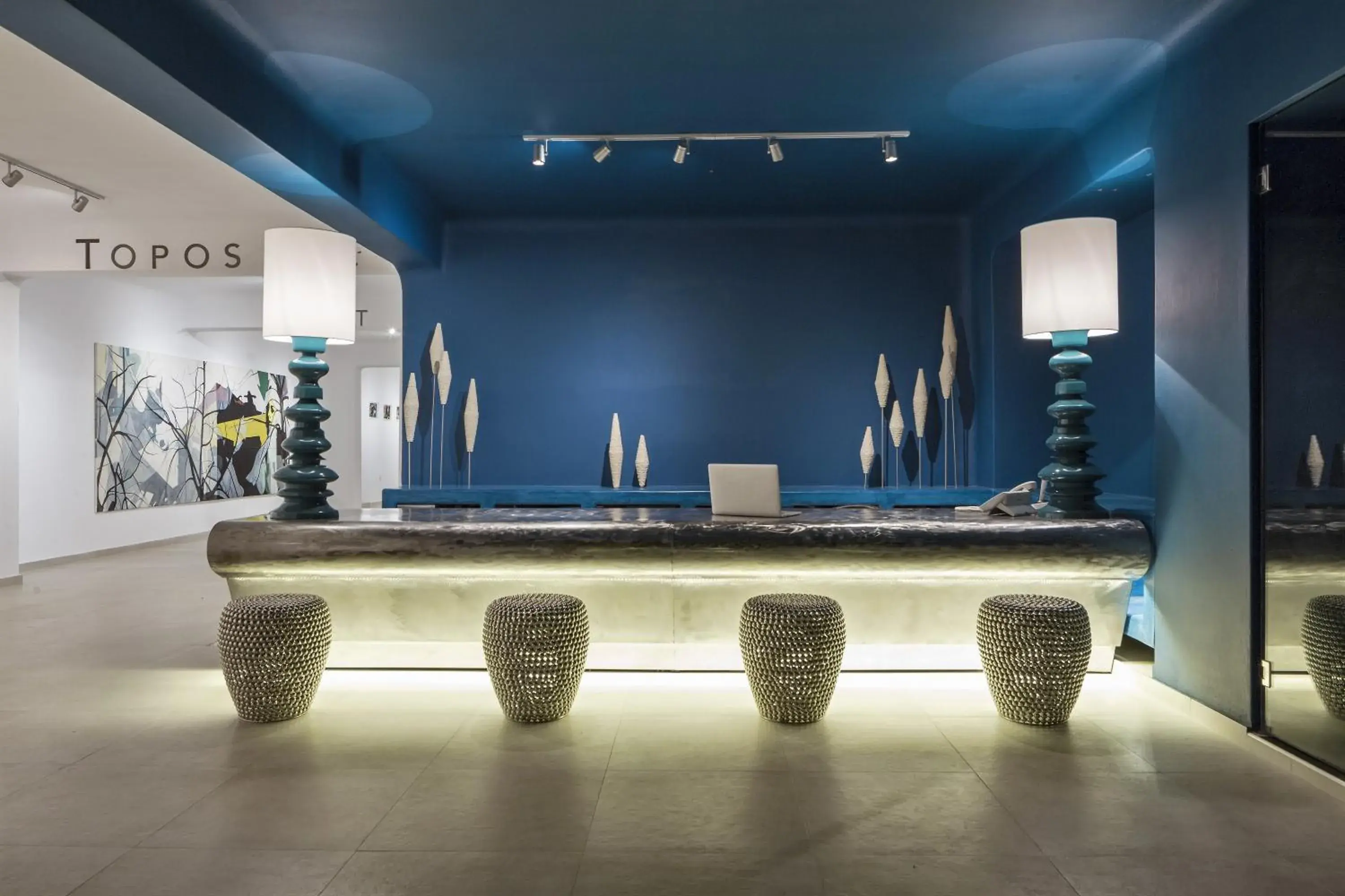 Lobby or reception in Art Hotel Santorini Lobby or reception in Art Hotel Santorini