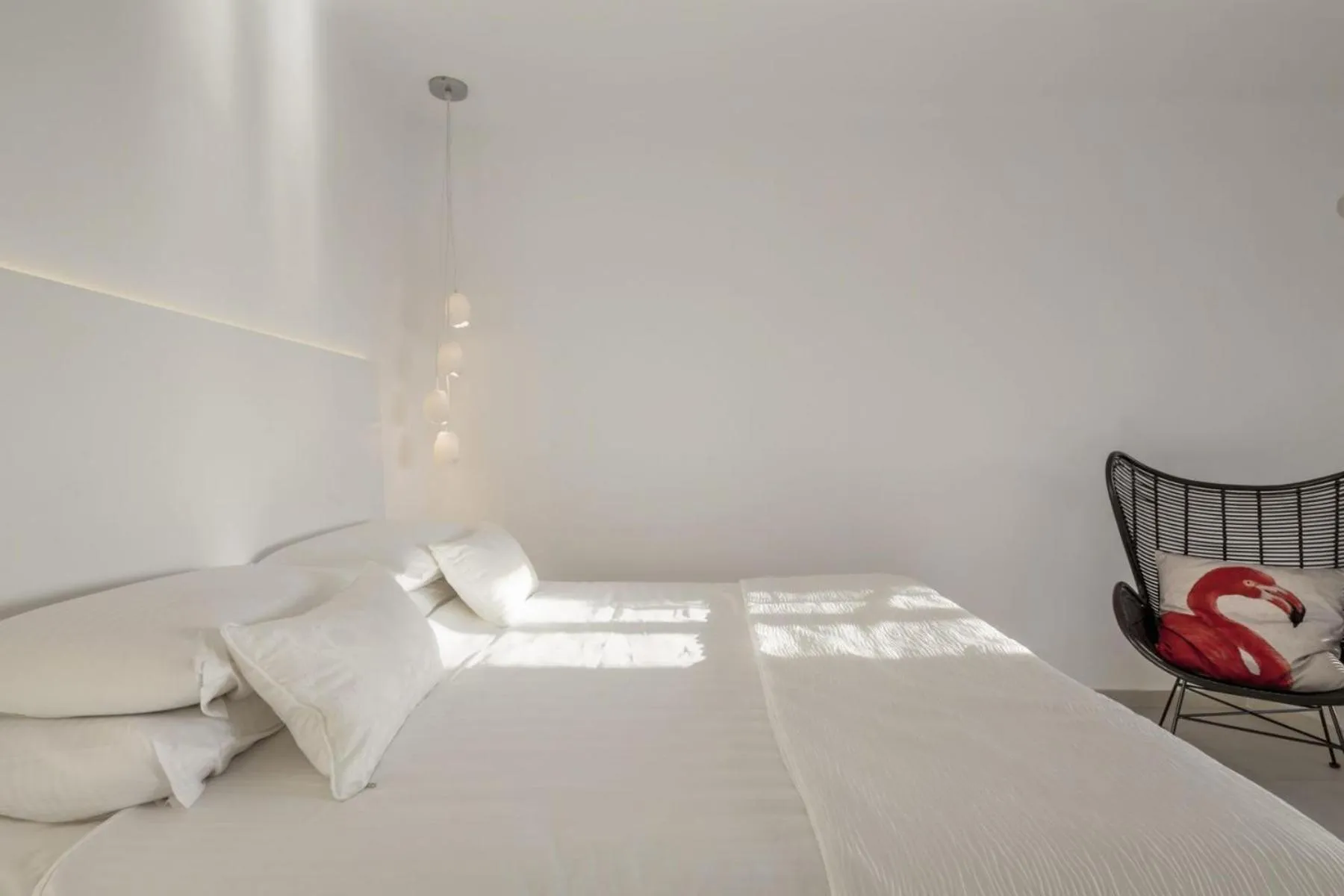Bedroom, Bed in Art Hotel Santorini