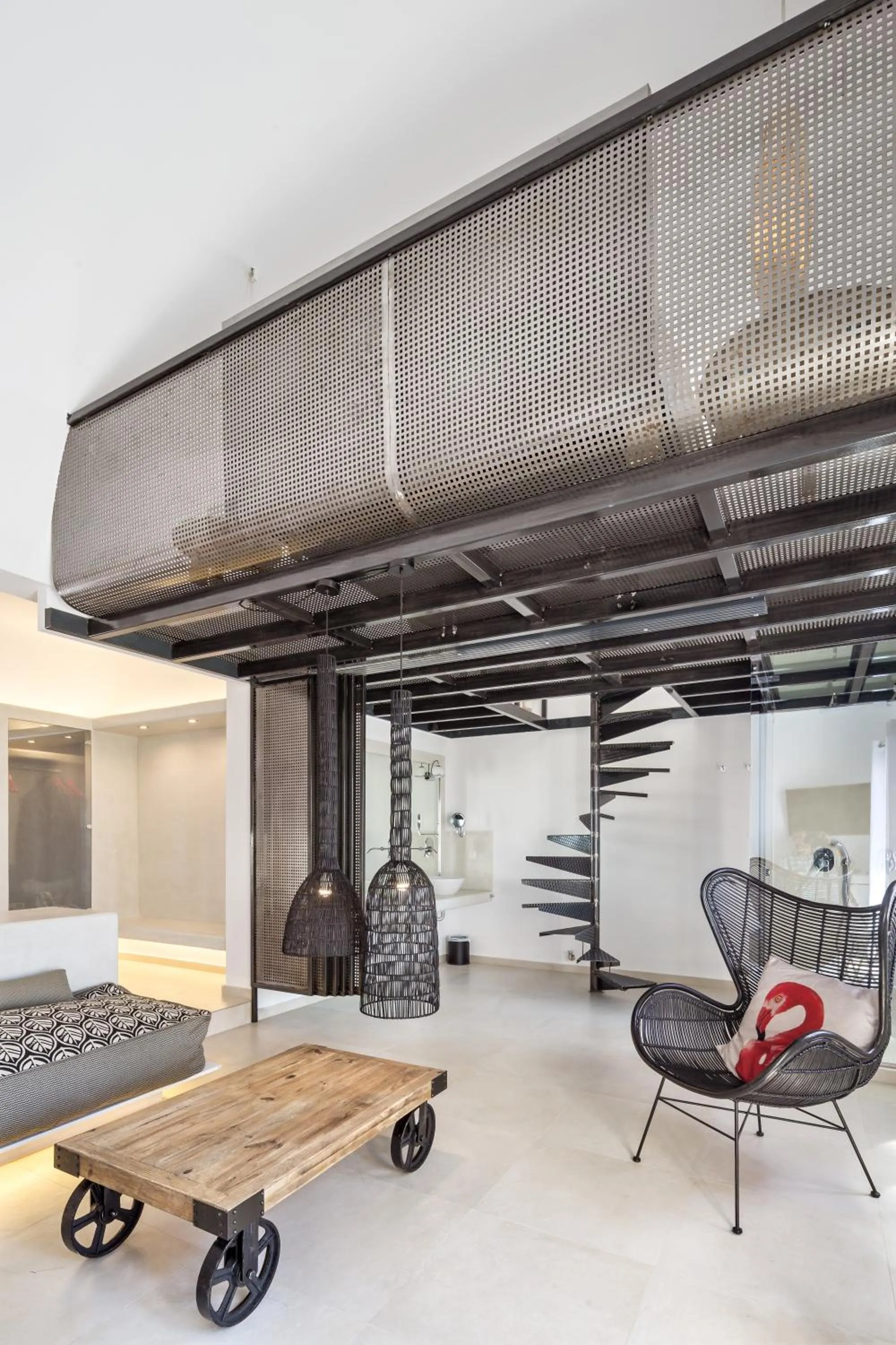 Decorative detail in Art Hotel Santorini