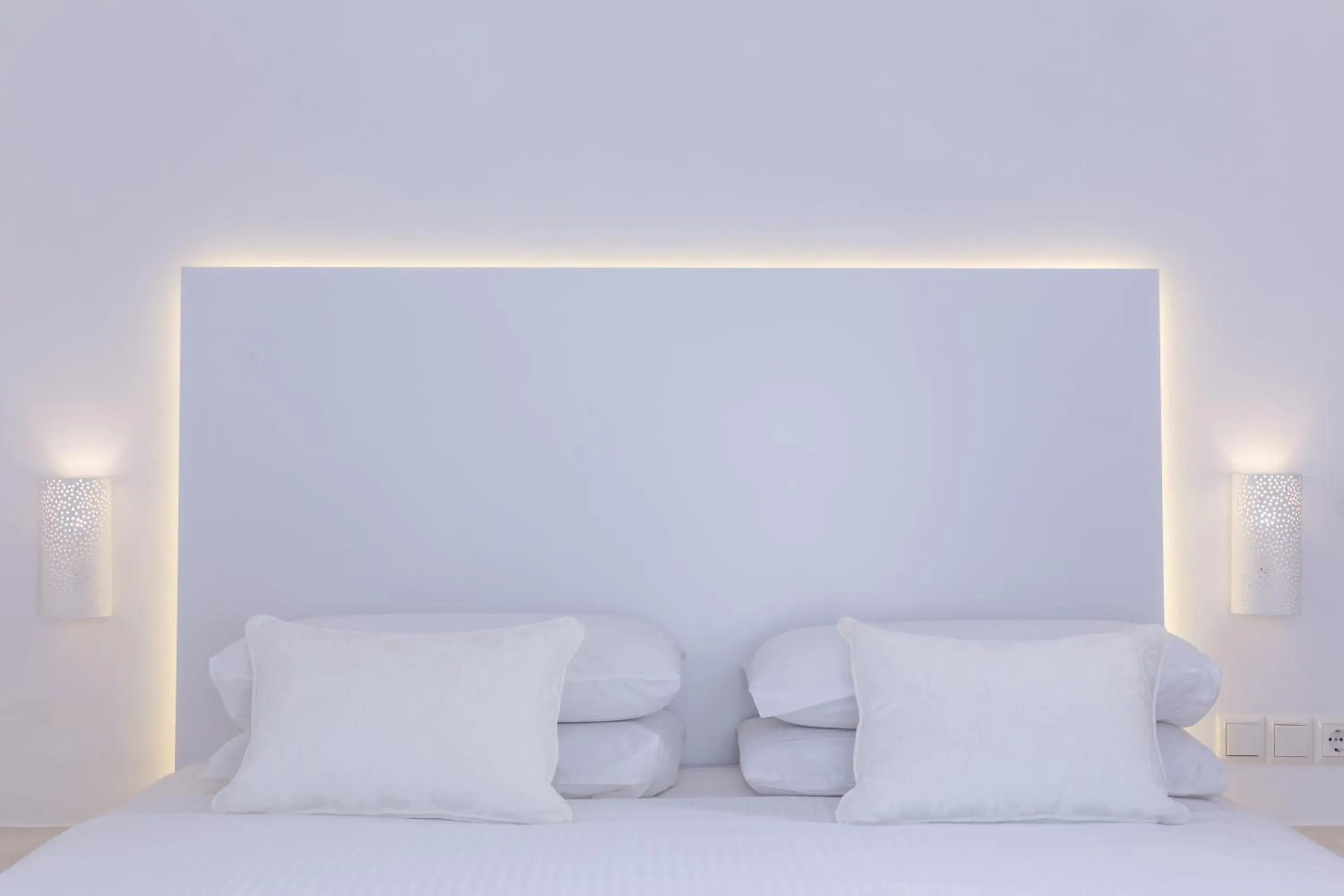 Bedroom, Bed in Art Hotel Santorini Bedroom, Bed in Art Hotel Santorini