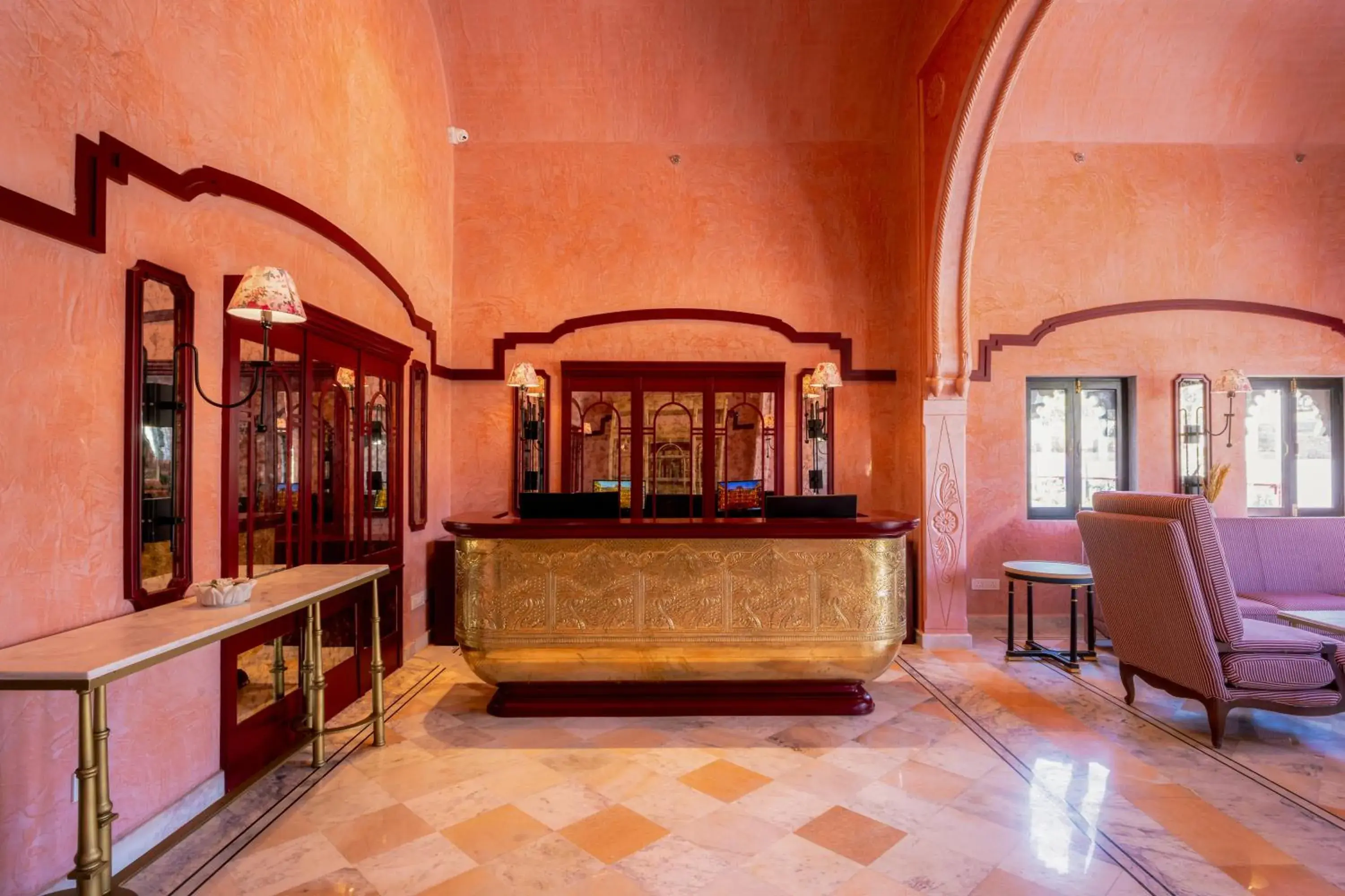 Lobby or reception in Daulatgarh Resort Lobby or reception in Daulatgarh Resort