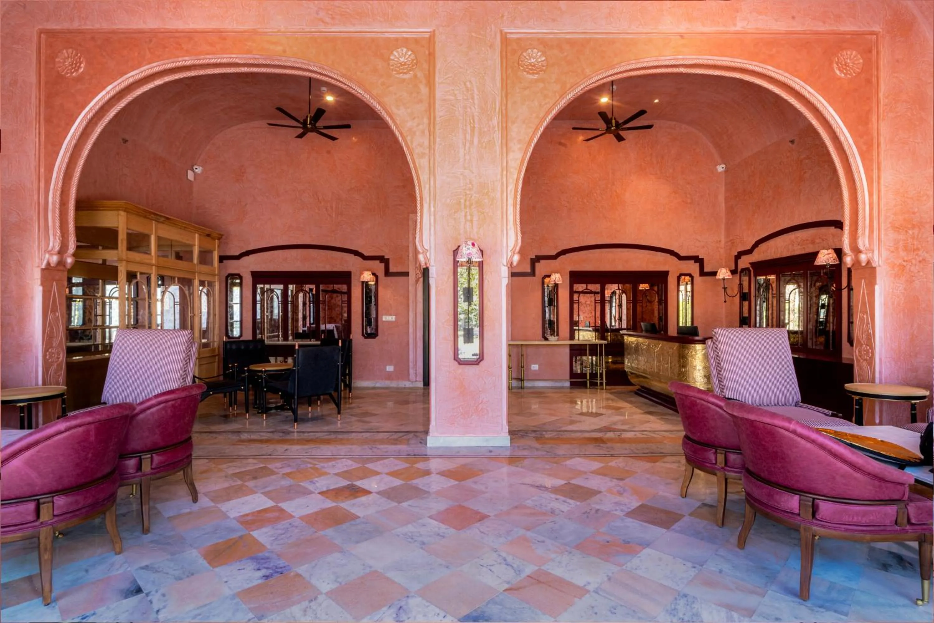 Lobby or reception in Daulatgarh Resort