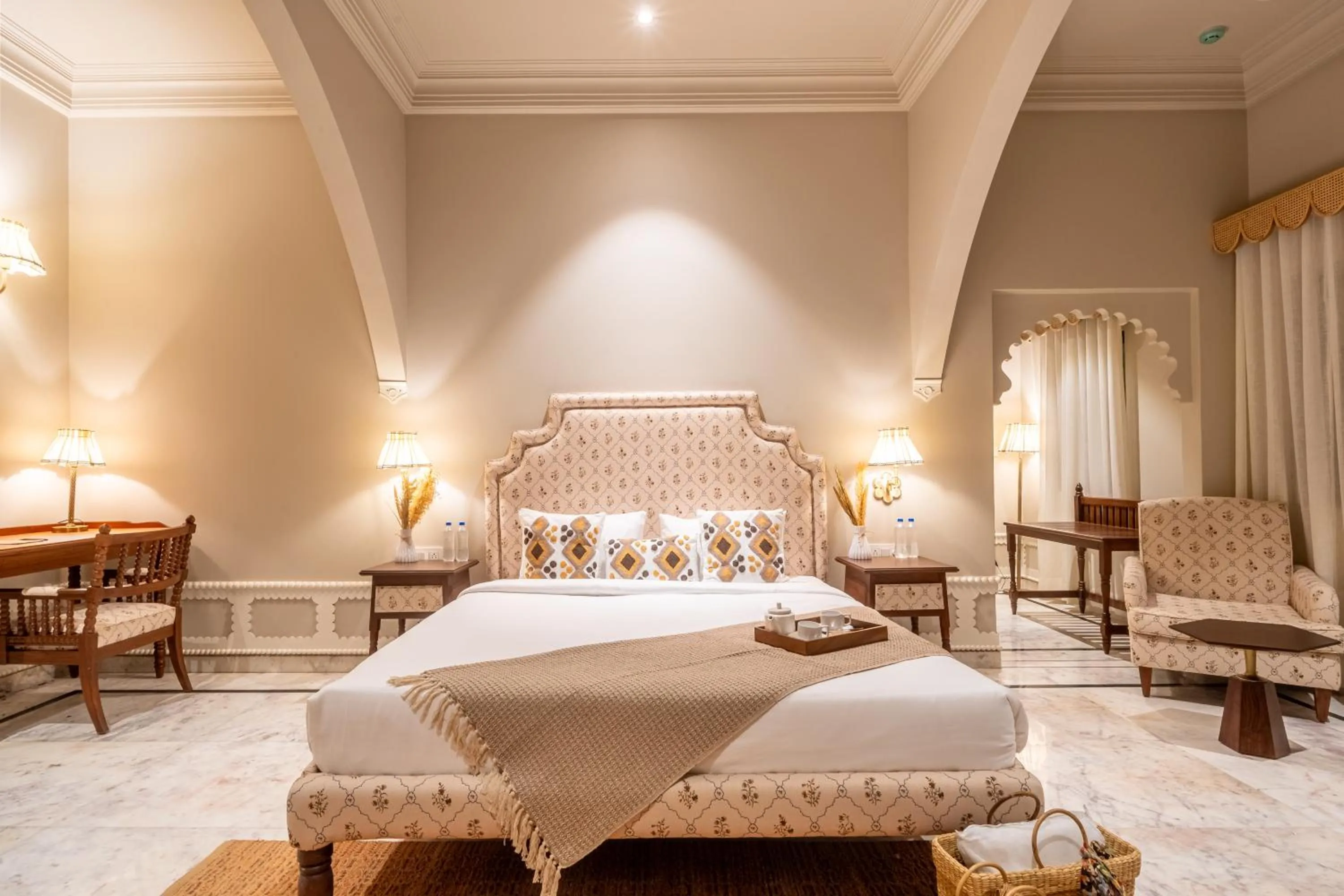 Photo of the whole room, Bed in Daulatgarh Resort