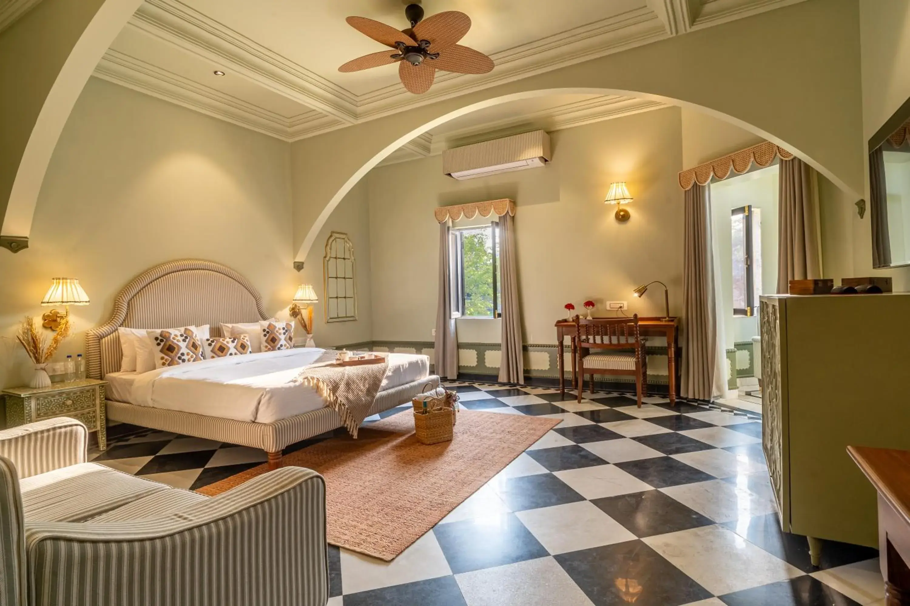 Bed in Daulatgarh Resort Bed in Daulatgarh Resort