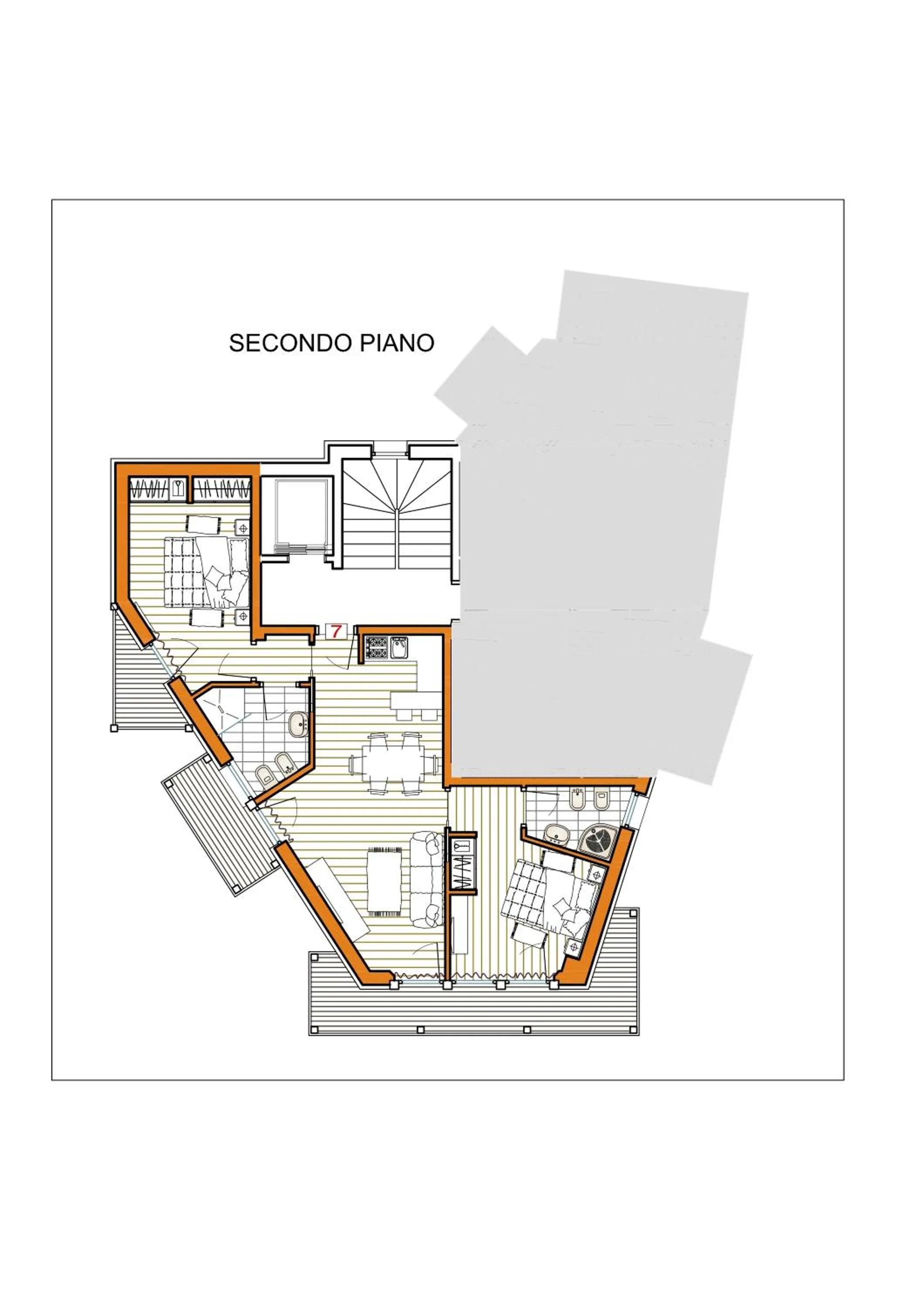Floor plan in Residence Aspen