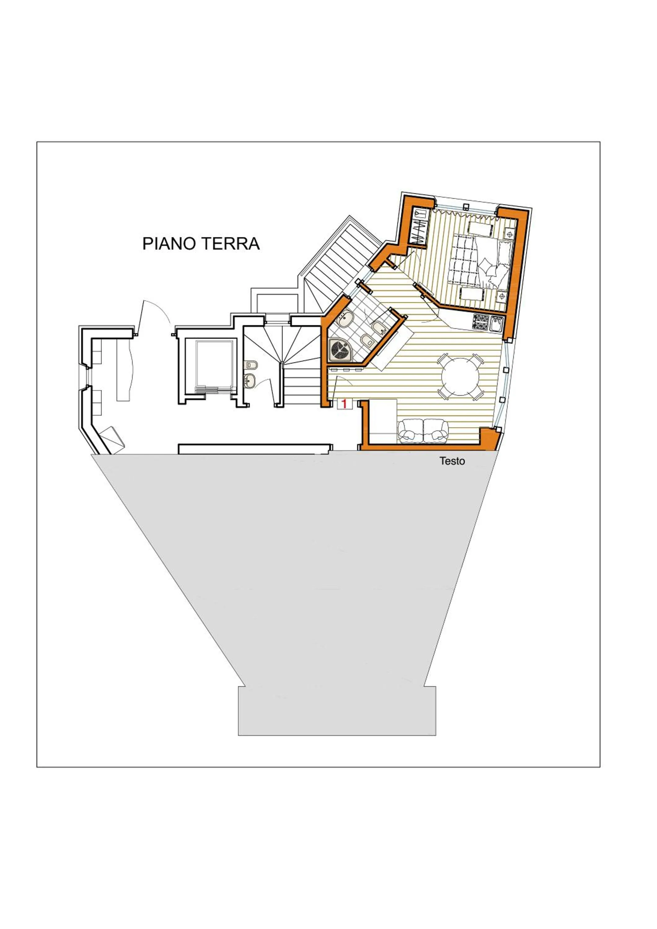 Floor plan in Residence Aspen